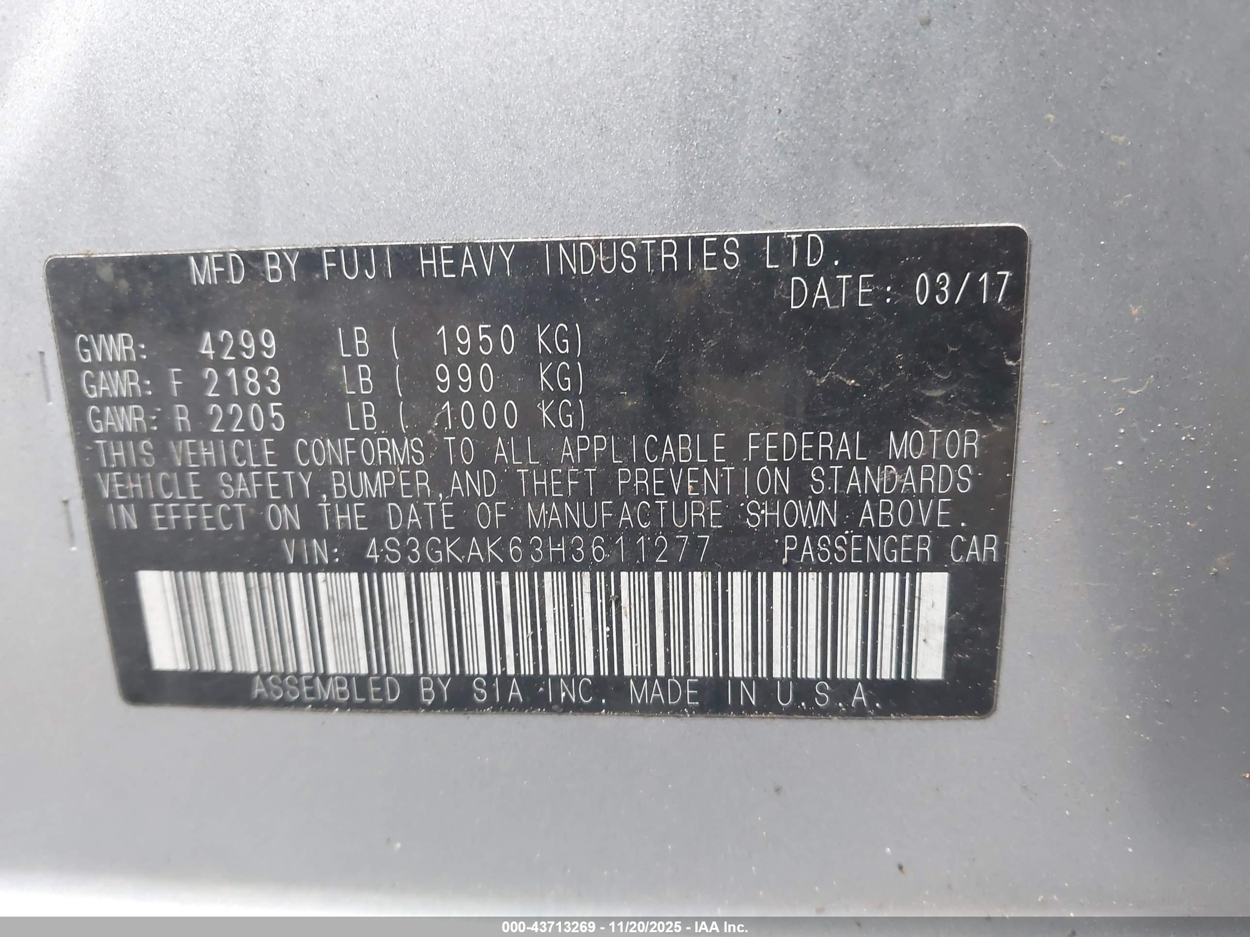 SUBARU IMPREZA image 9