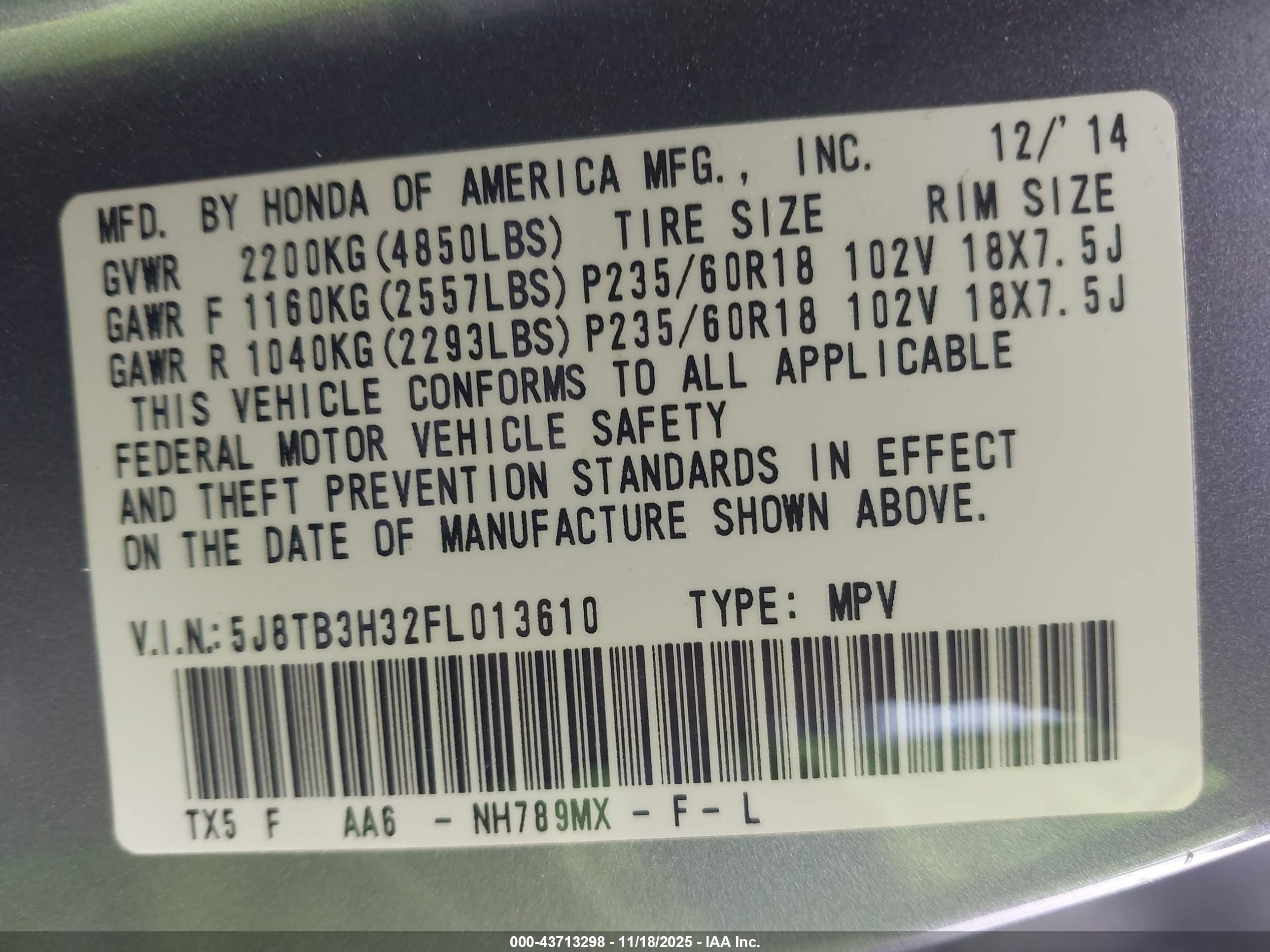 ACURA RDX image 9