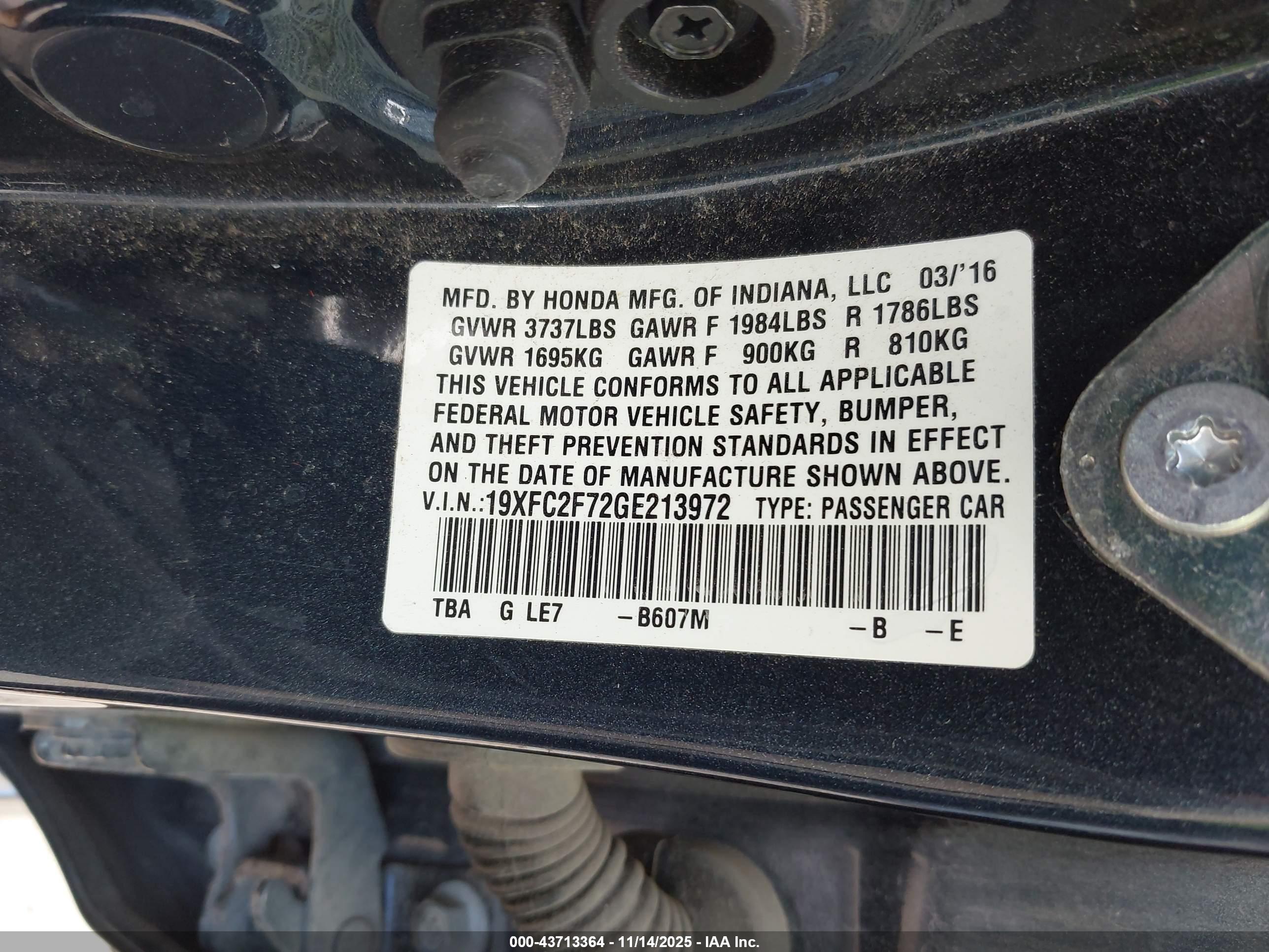 HONDA CIVIC image 9