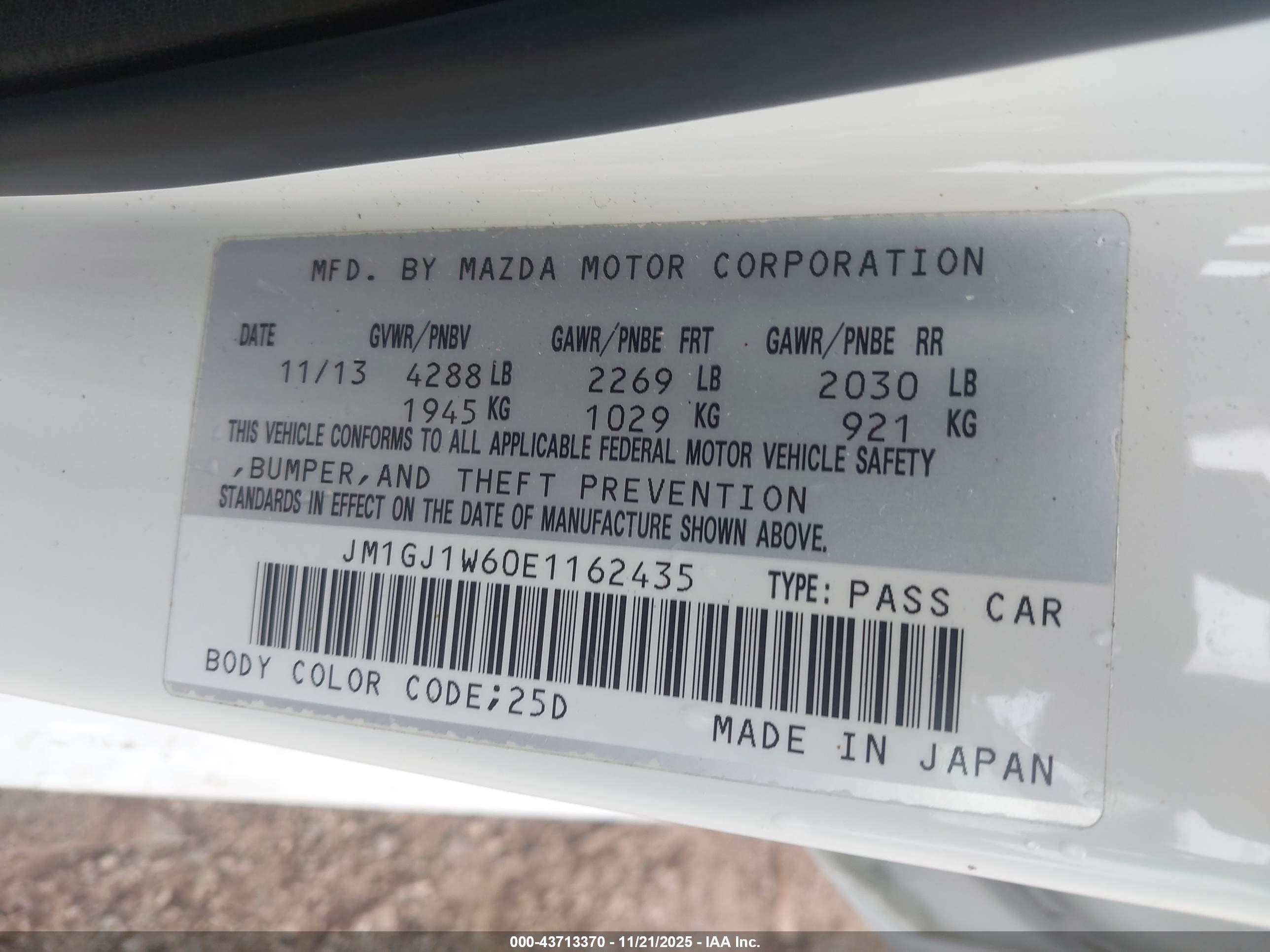 MAZDA MAZDA6 image 9