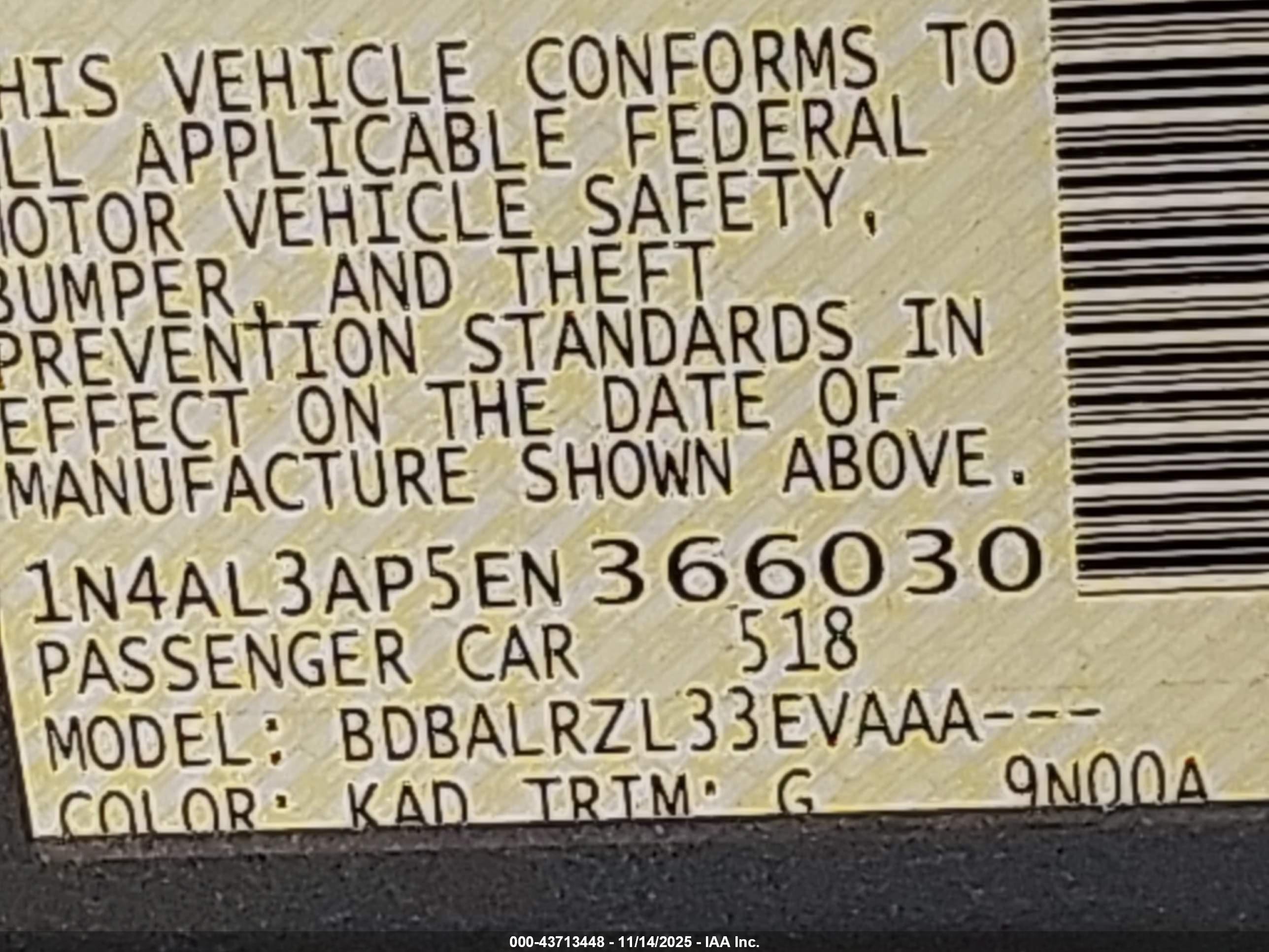 NISSAN ALTIMA image 9