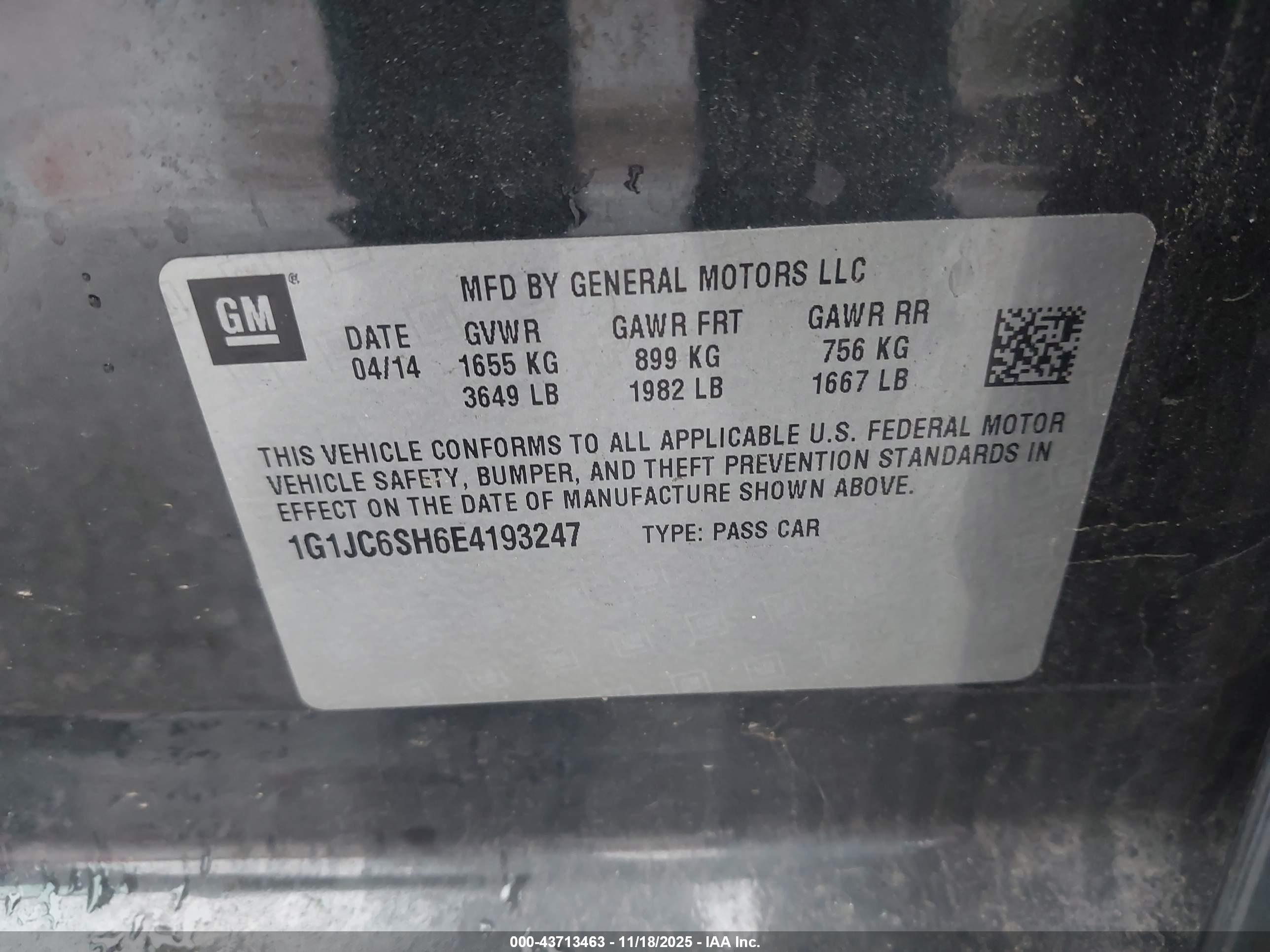 CHEVROLET SONIC image 9