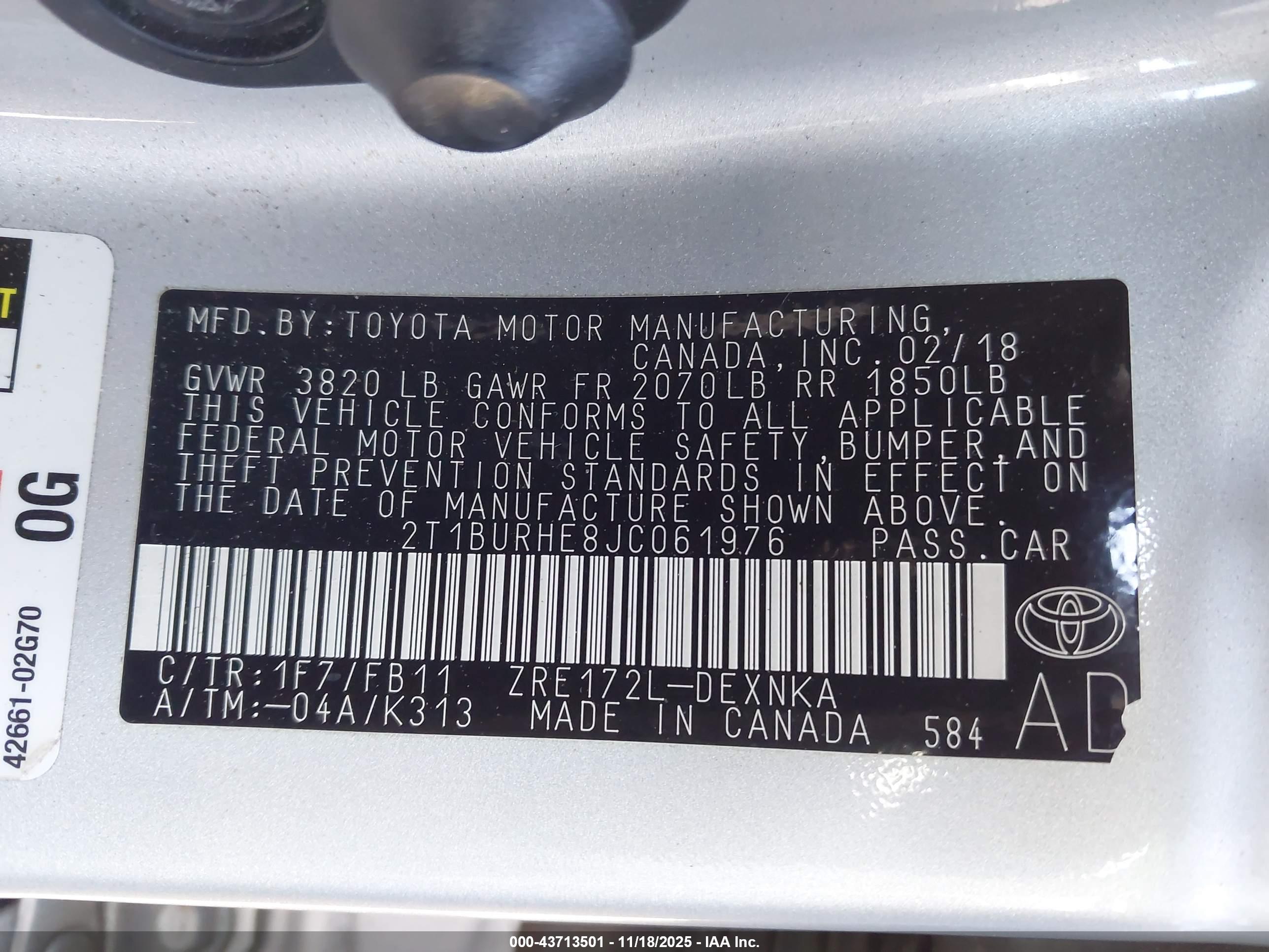 TOYOTA COROLLA image 9