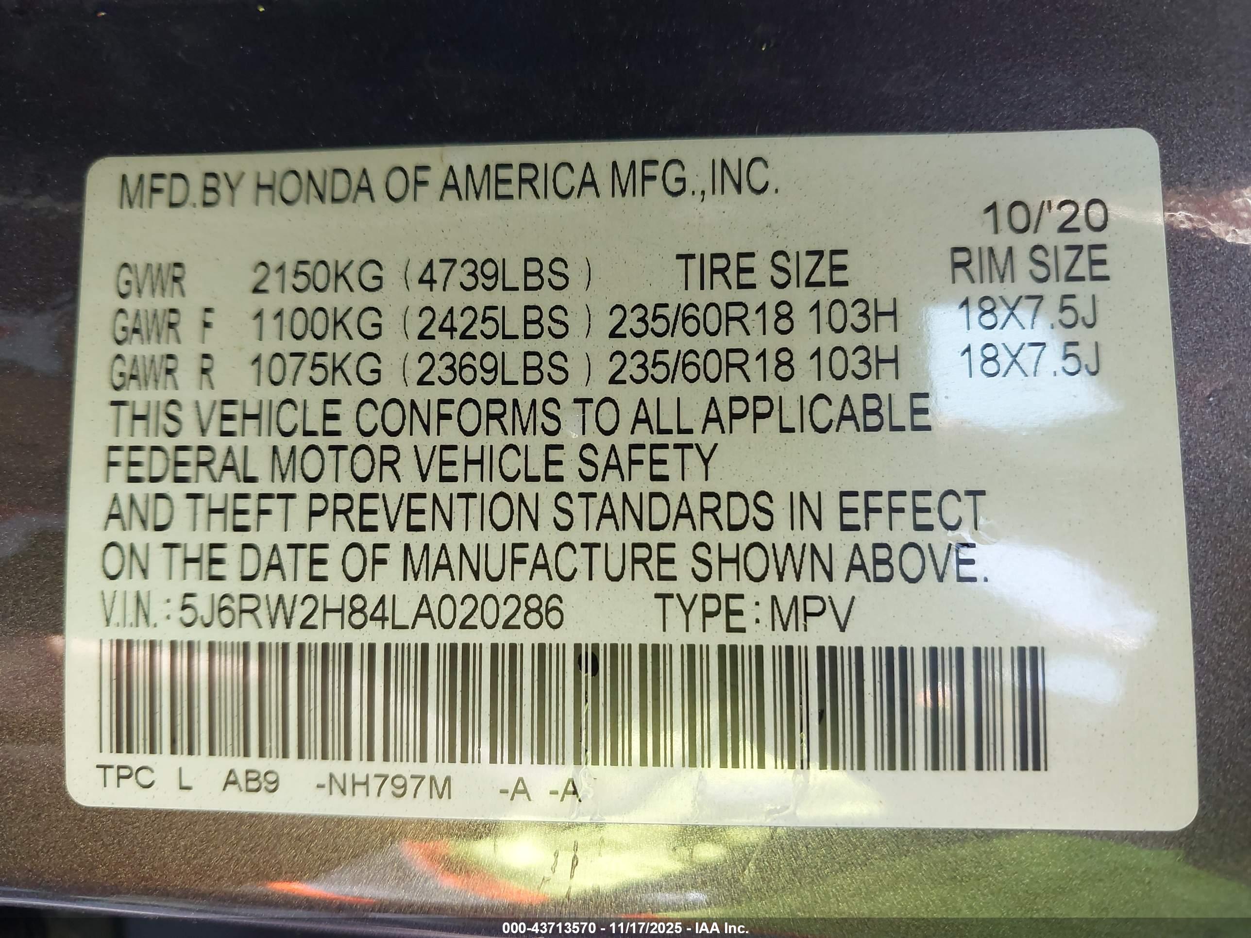 HONDA CR-V image 9