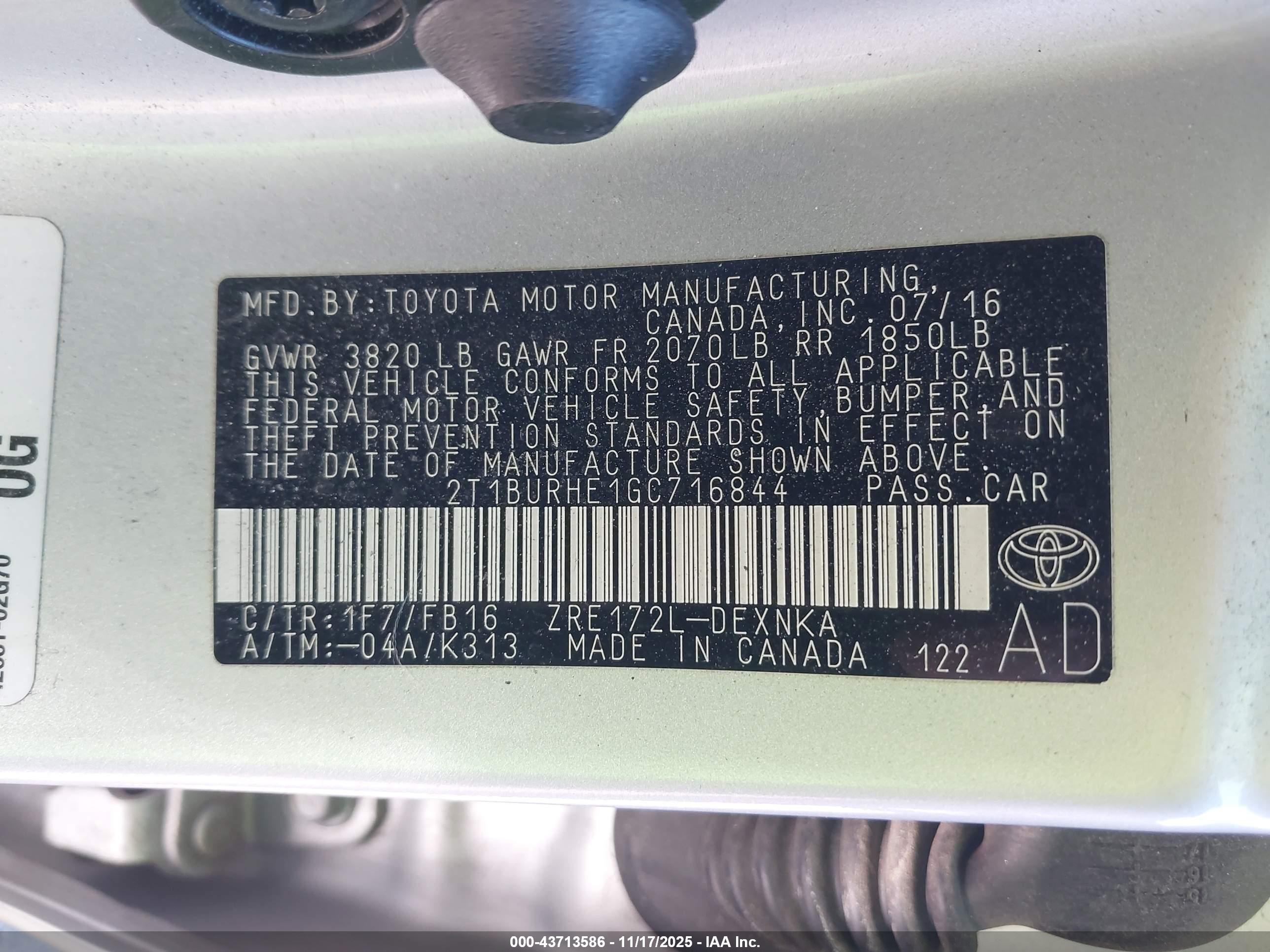 TOYOTA COROLLA image 9