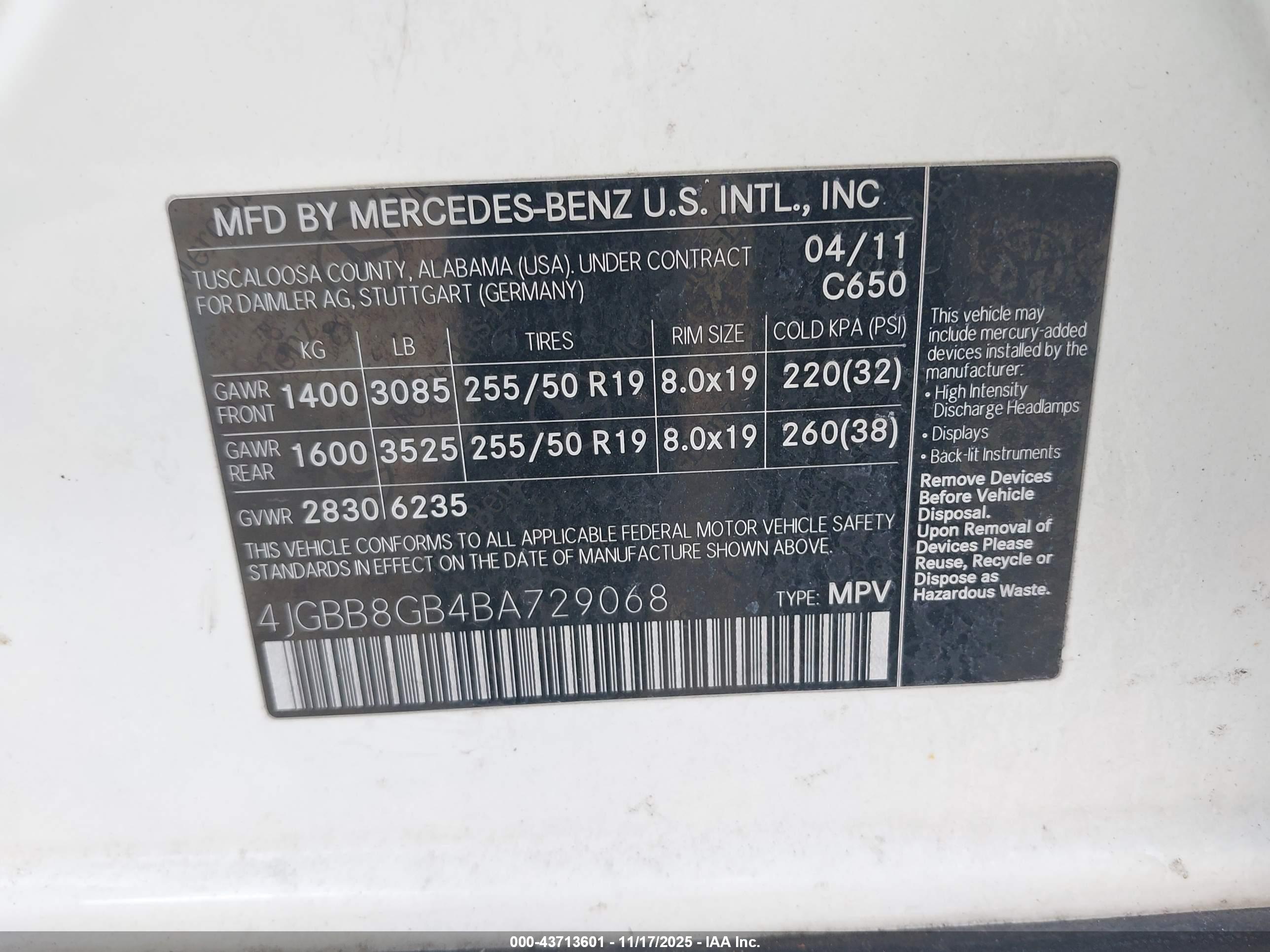 MERCEDES-BENZ ML image 9