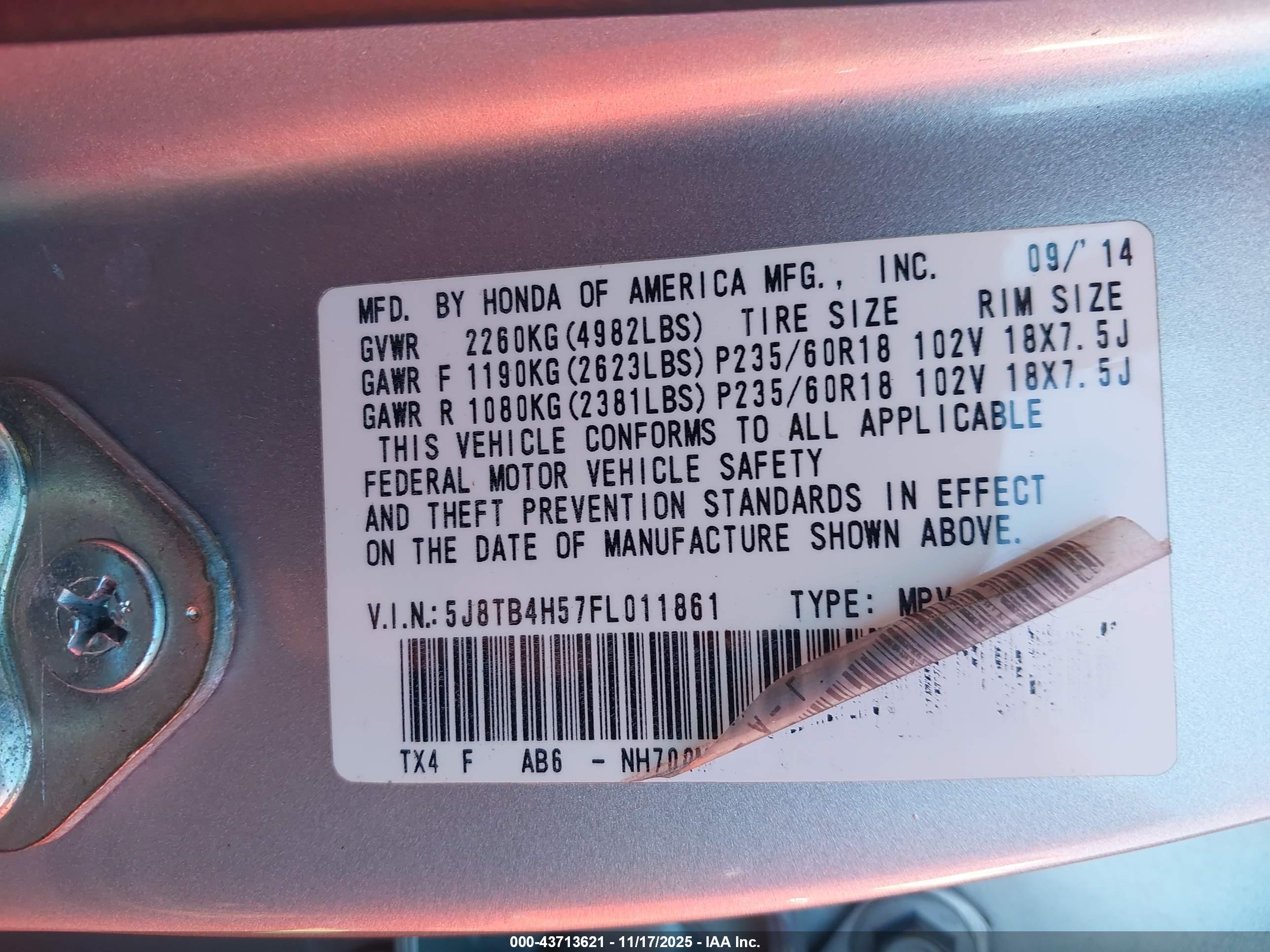 ACURA RDX image 9