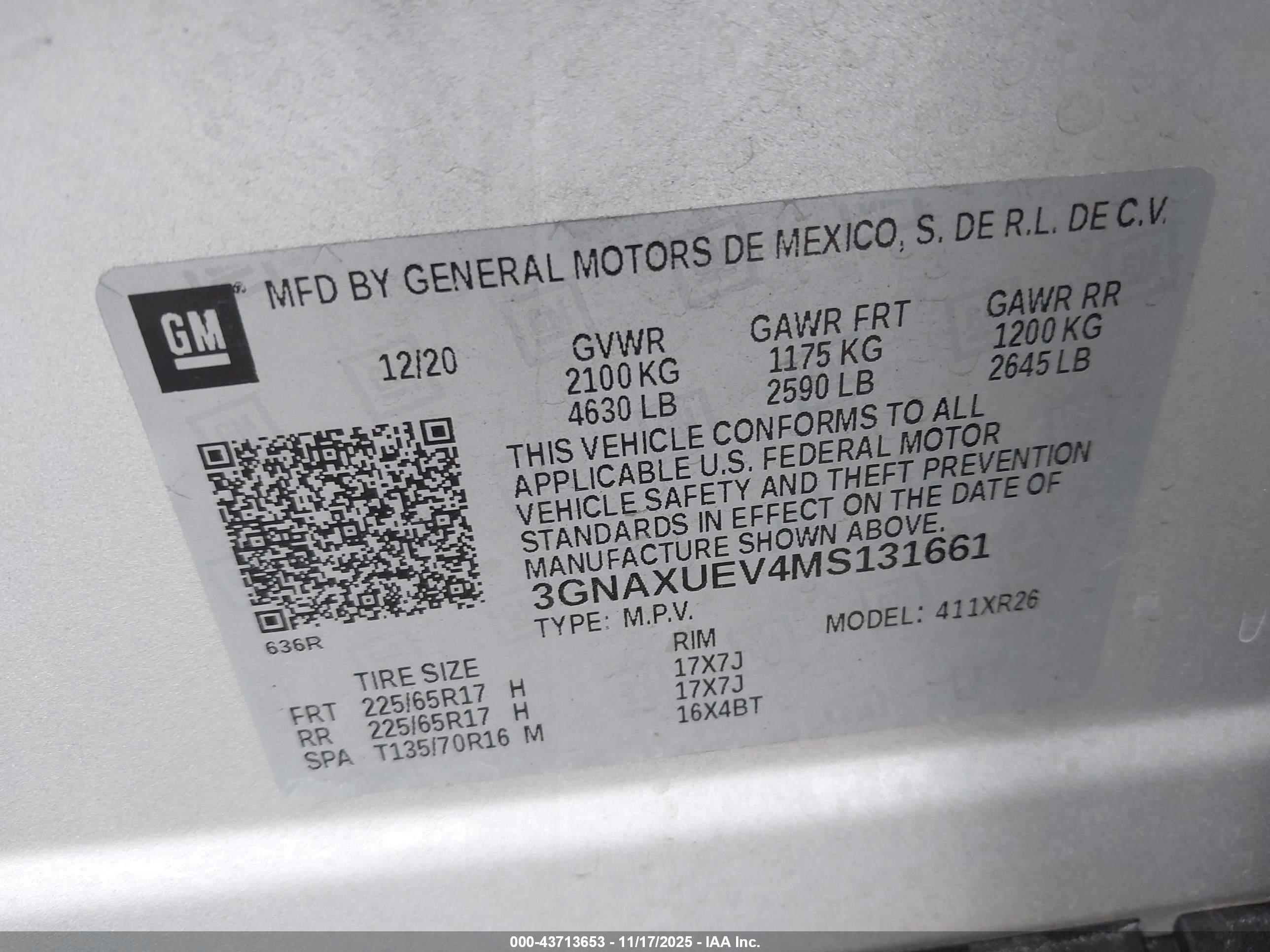 CHEVROLET EQUINOX image 9