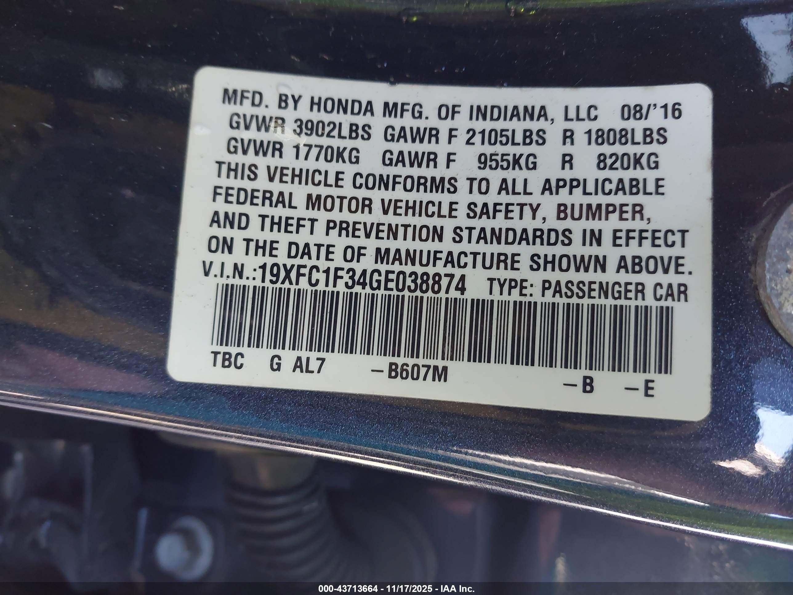 HONDA CIVIC image 9