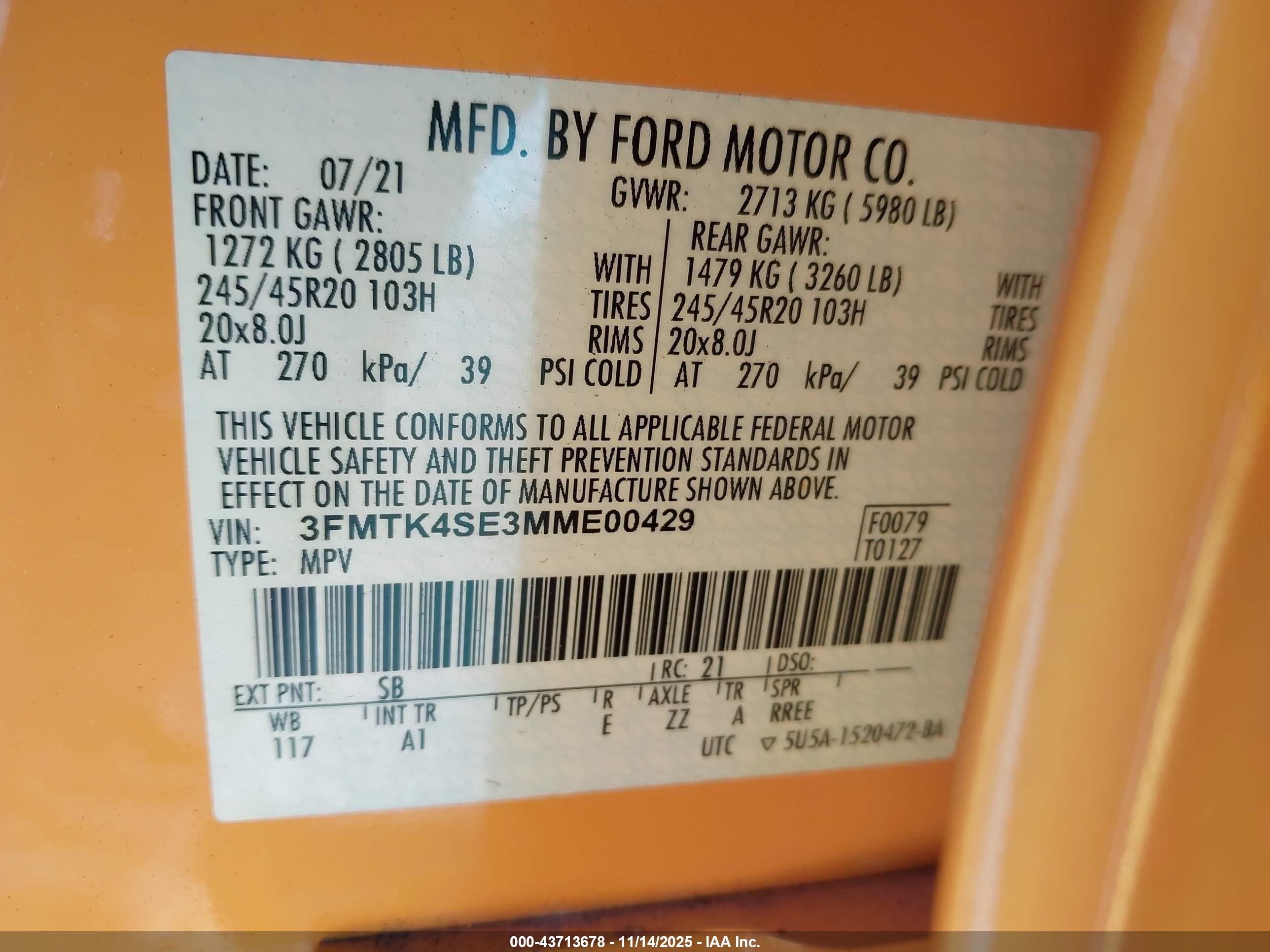 FORD MUSTANG image 9