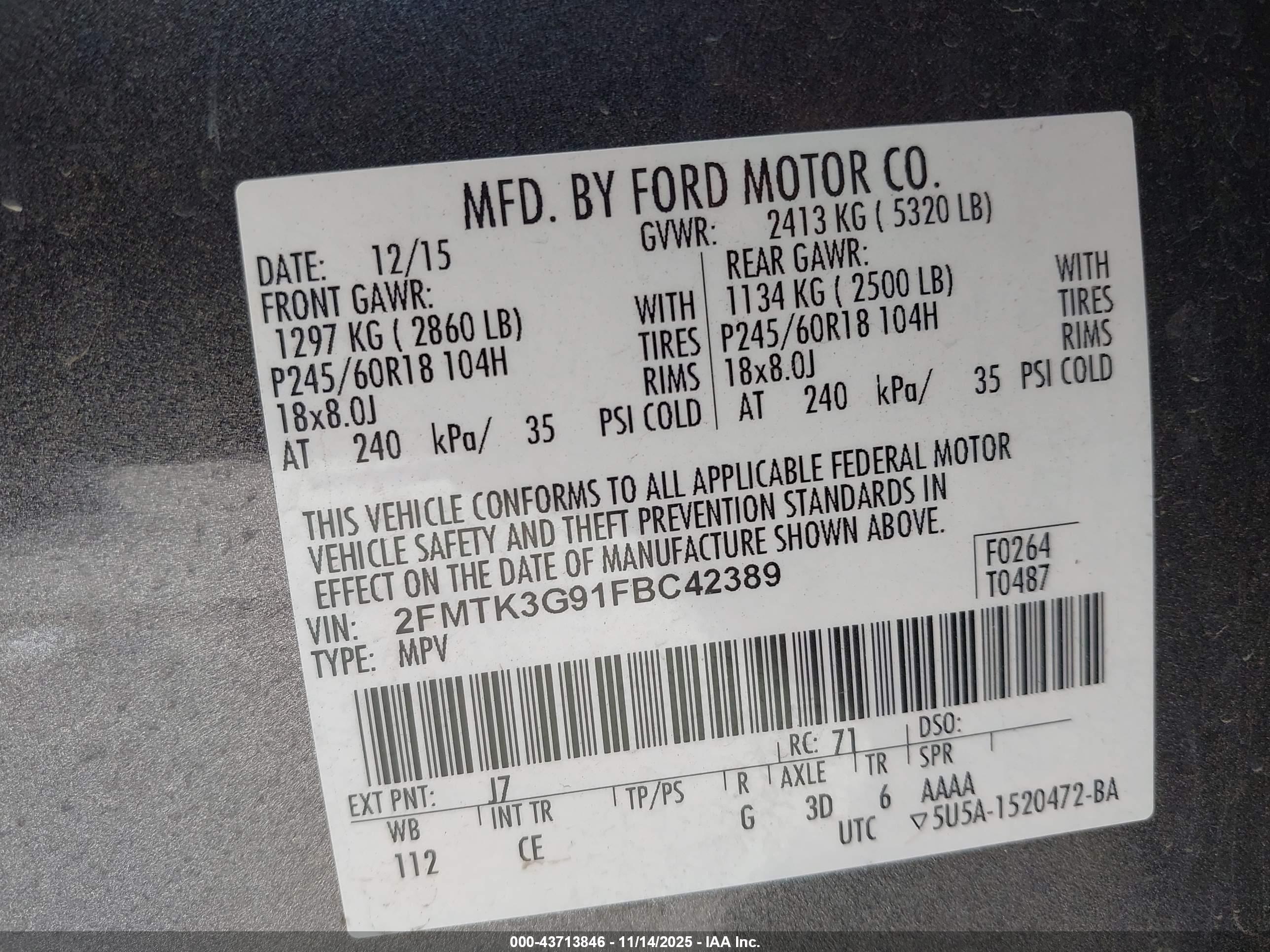 FORD EDGE image 9