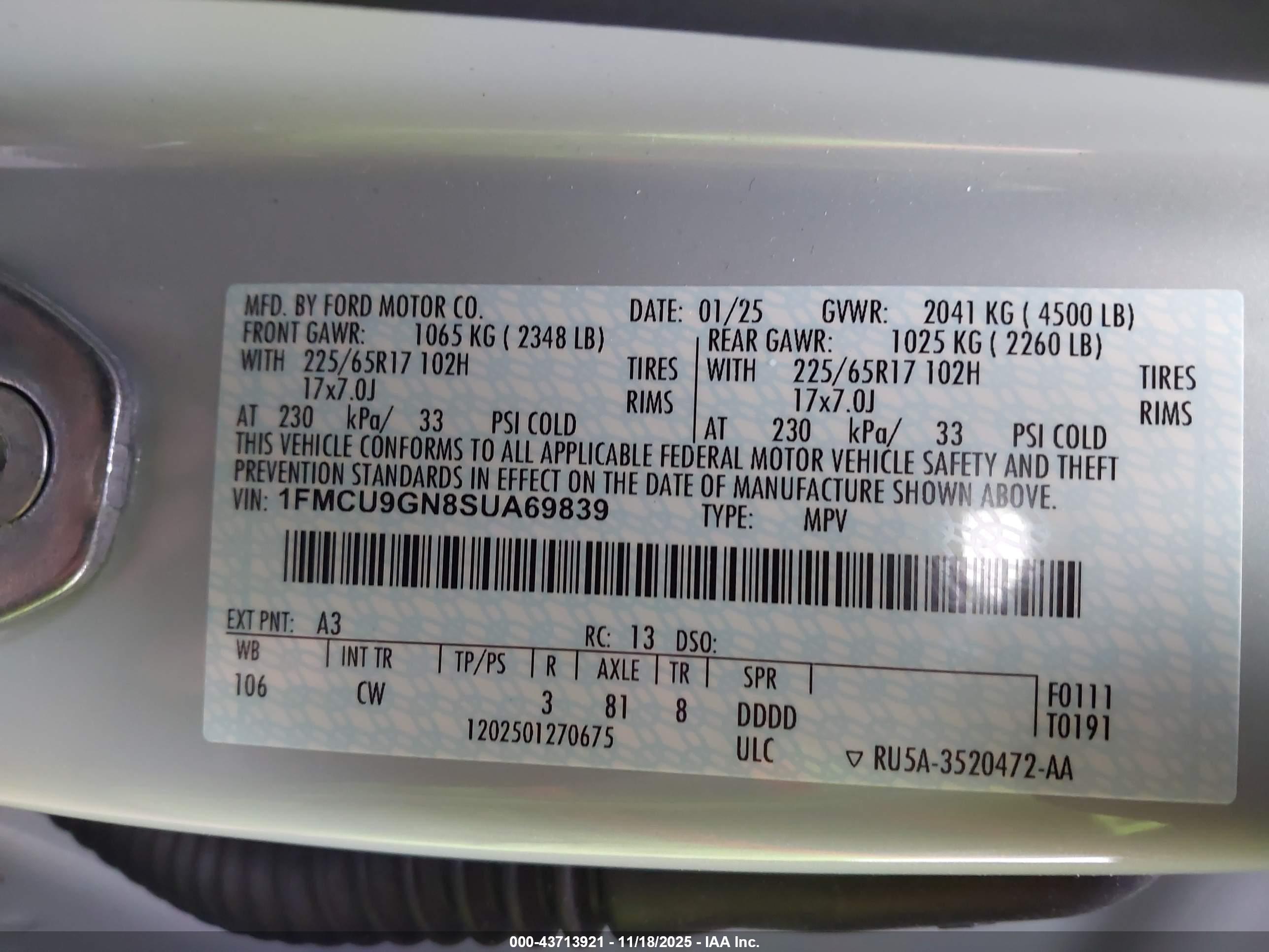FORD ESCAPE image 9