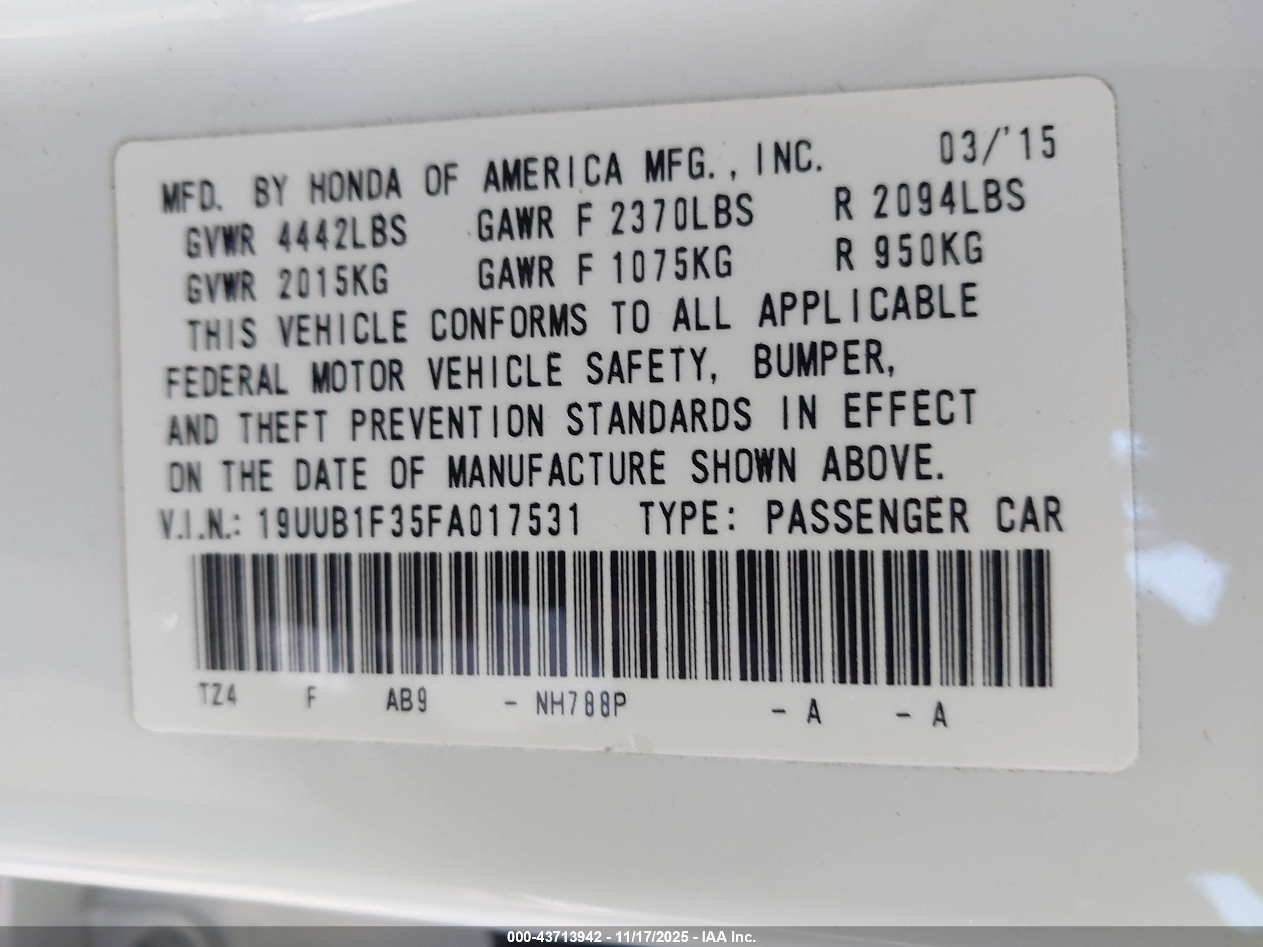 ACURA TLX image 9