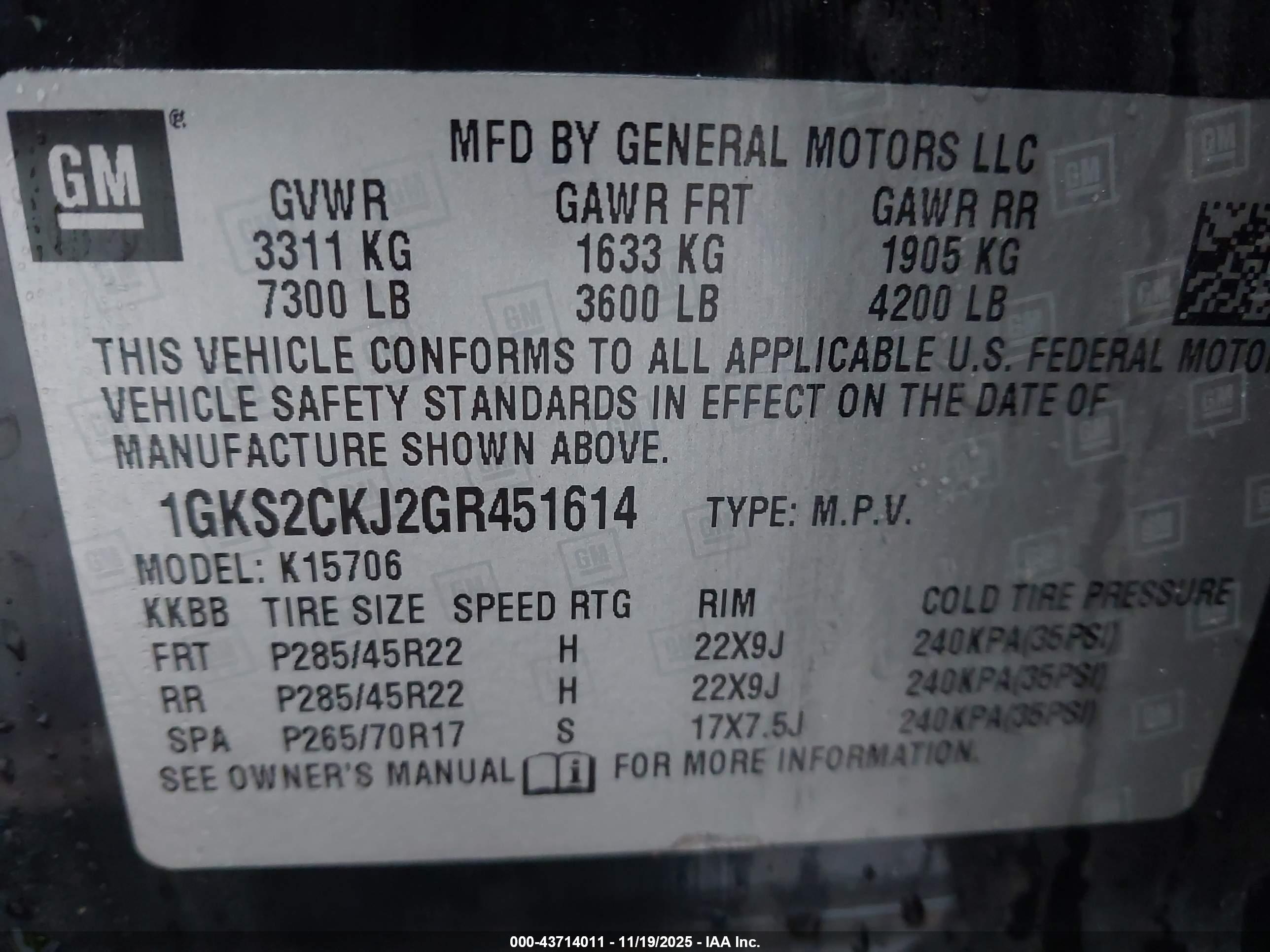 GMC YUKON image 9
