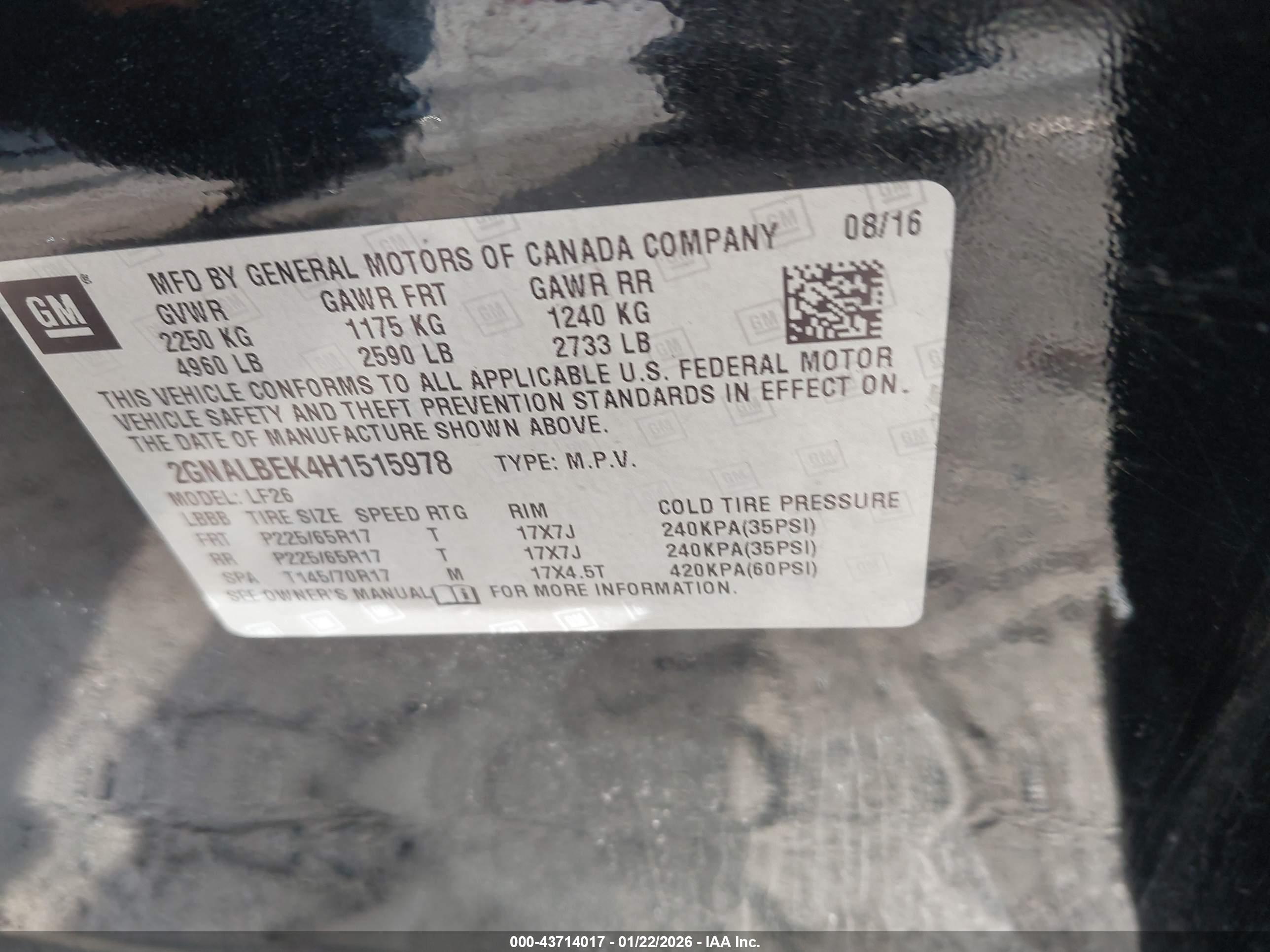 CHEVROLET EQUINOX image 9