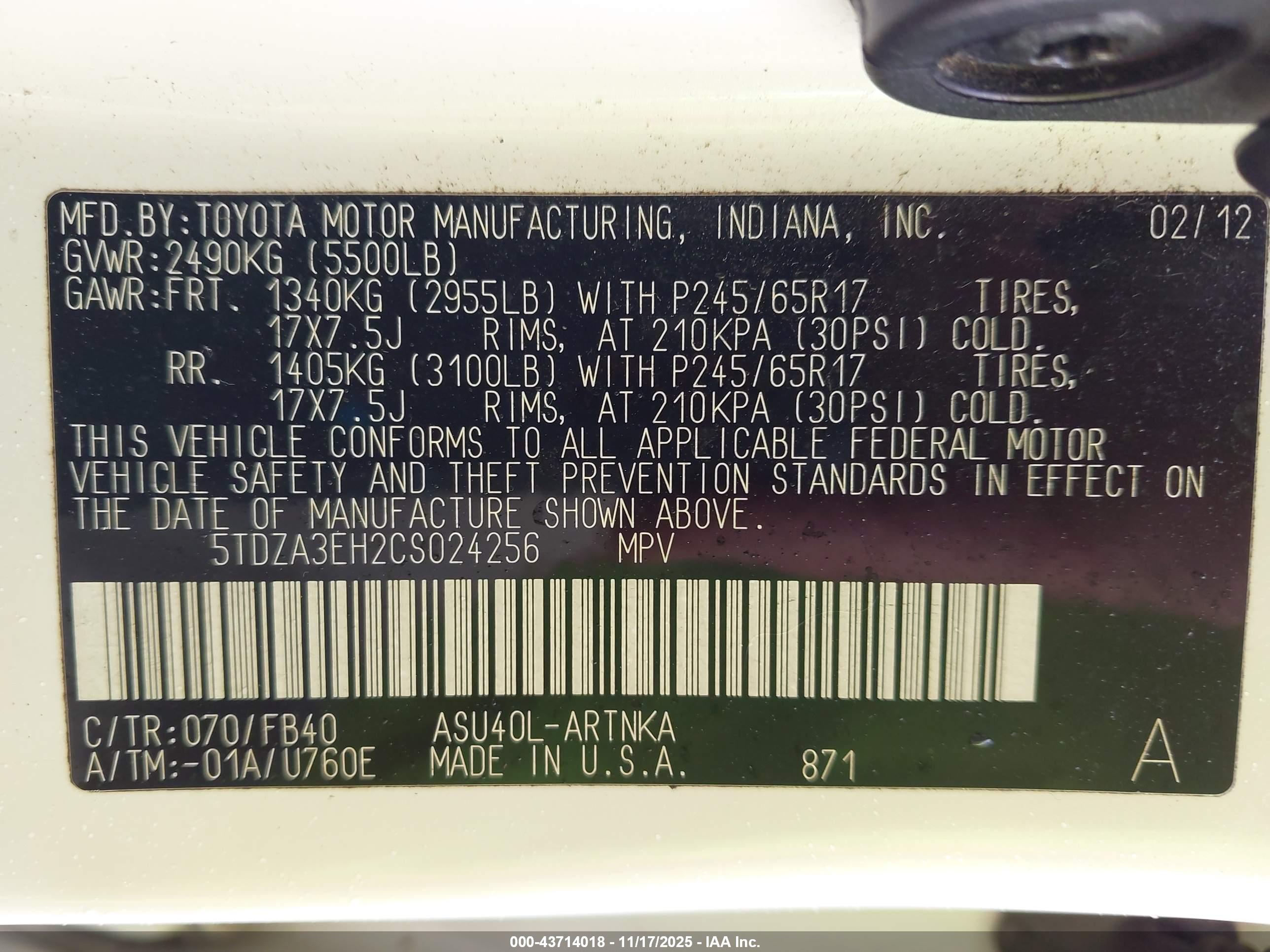 TOYOTA HIGHLANDER image 9