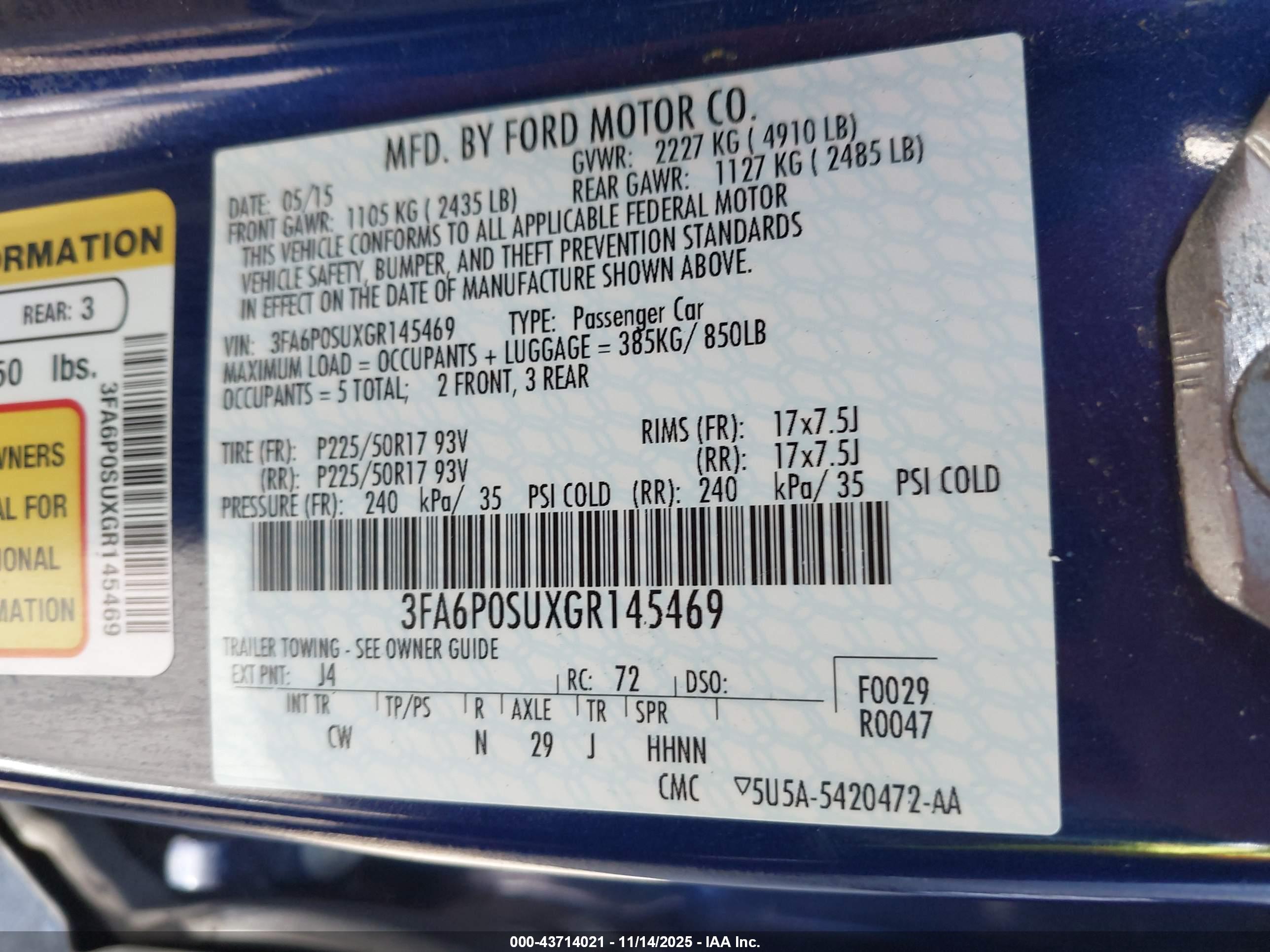 FORD FUSION image 9