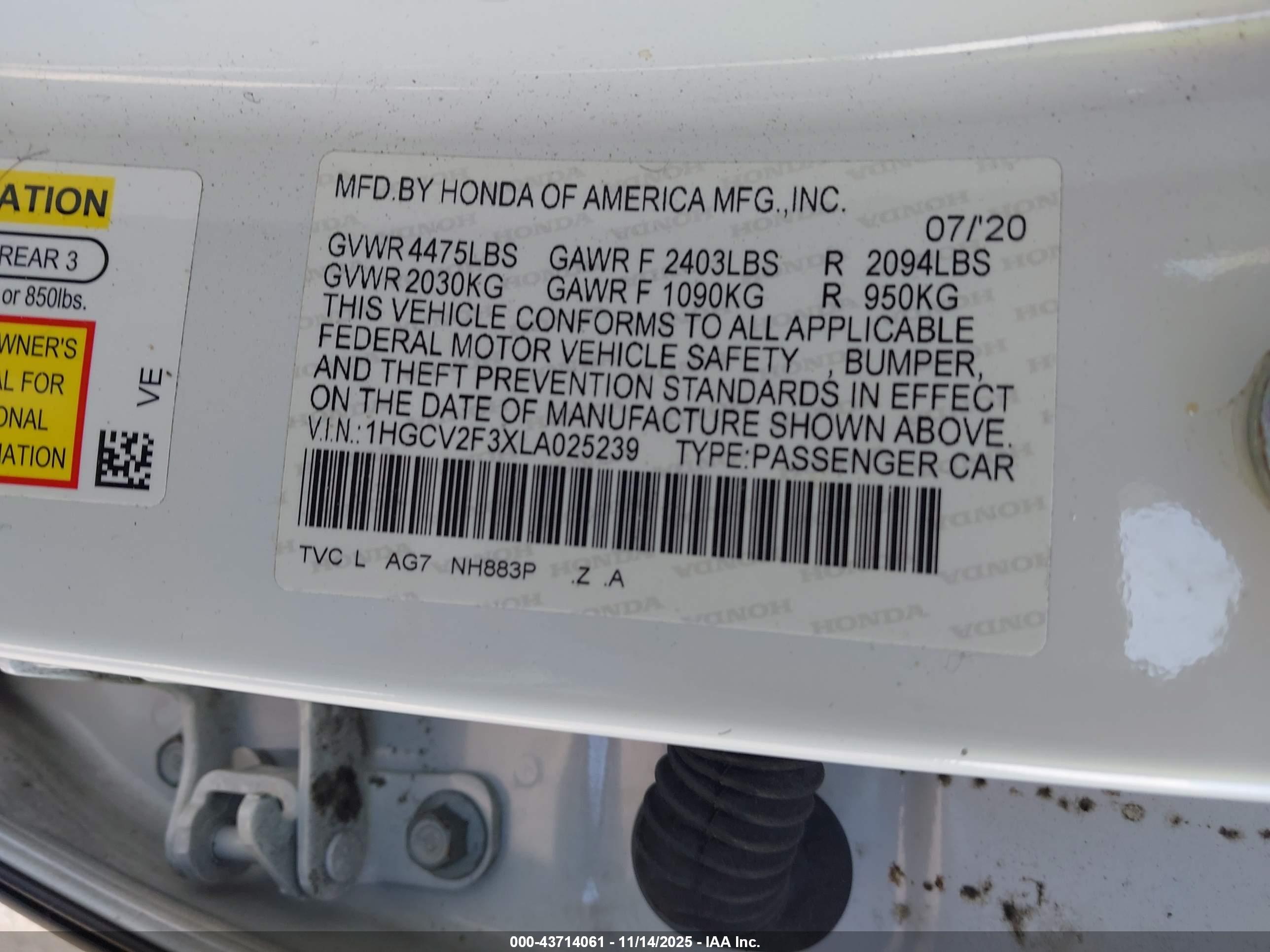 HONDA ACCORD image 9