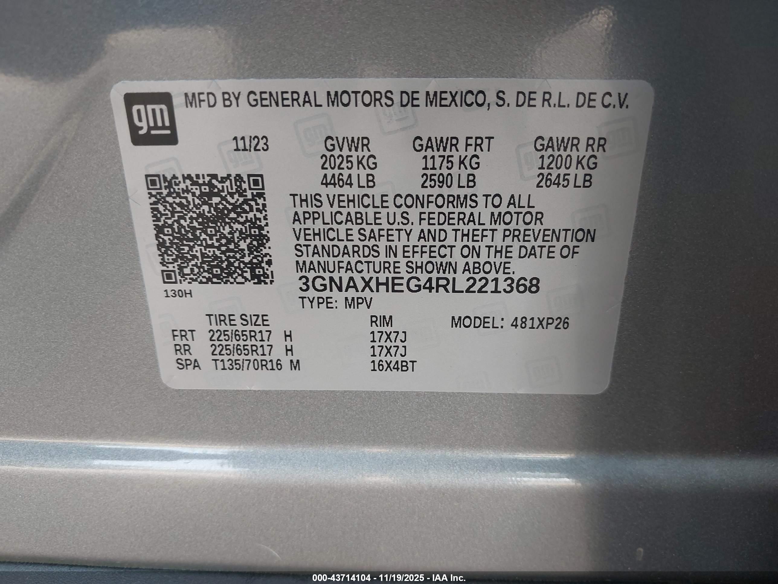 CHEVROLET EQUINOX image 9