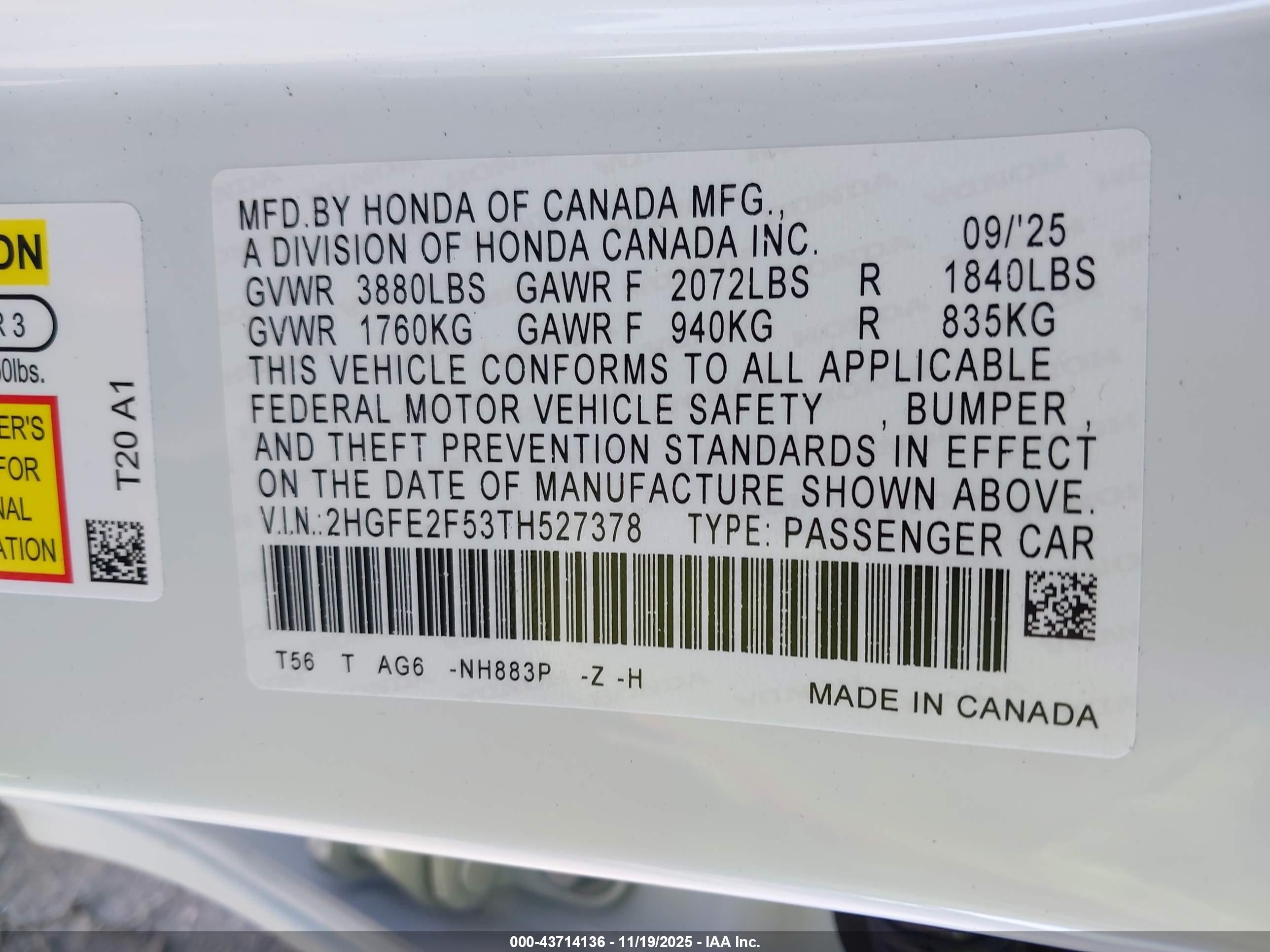 HONDA CIVIC image 9