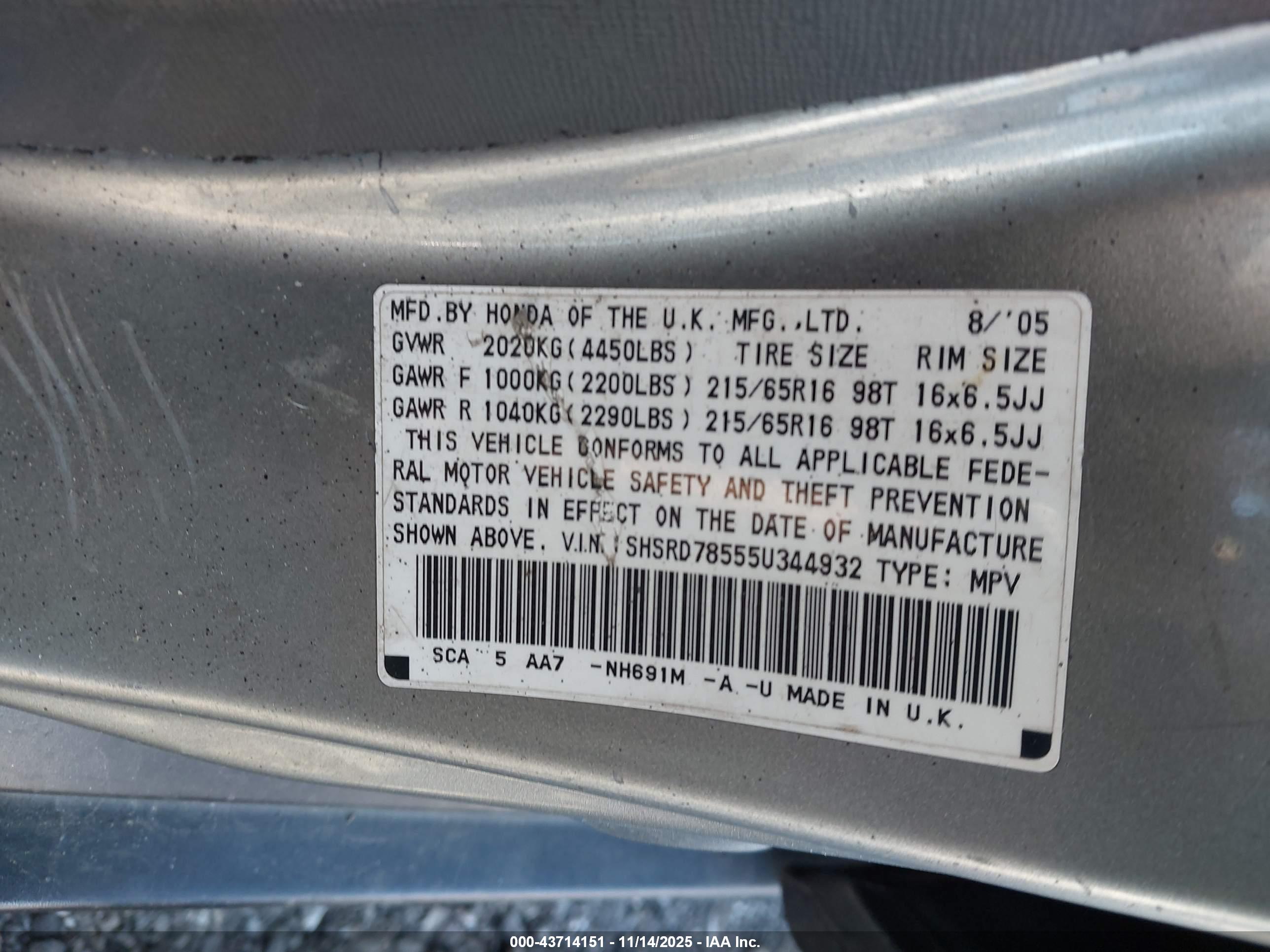 HONDA CR-V image 9