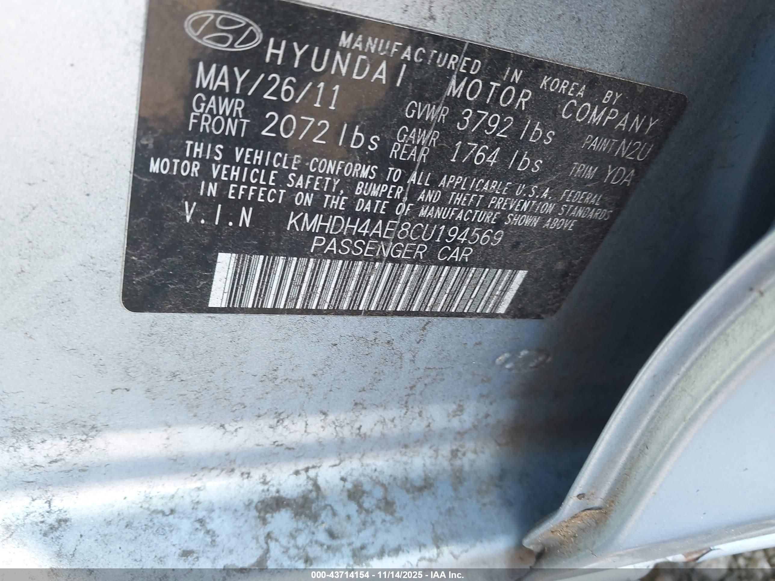 HYUNDAI ELANTRA image 9