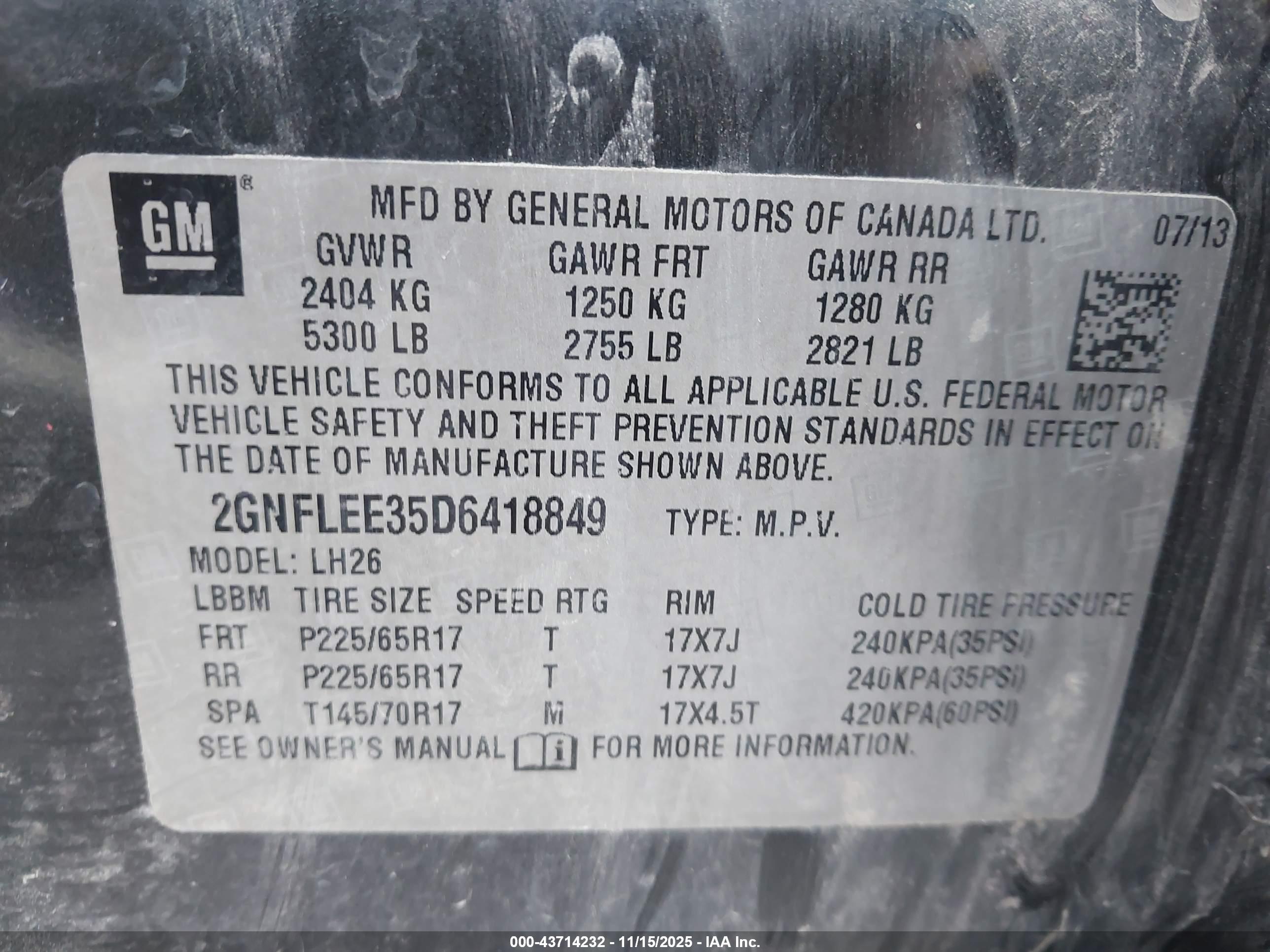 CHEVROLET EQUINOX image 9