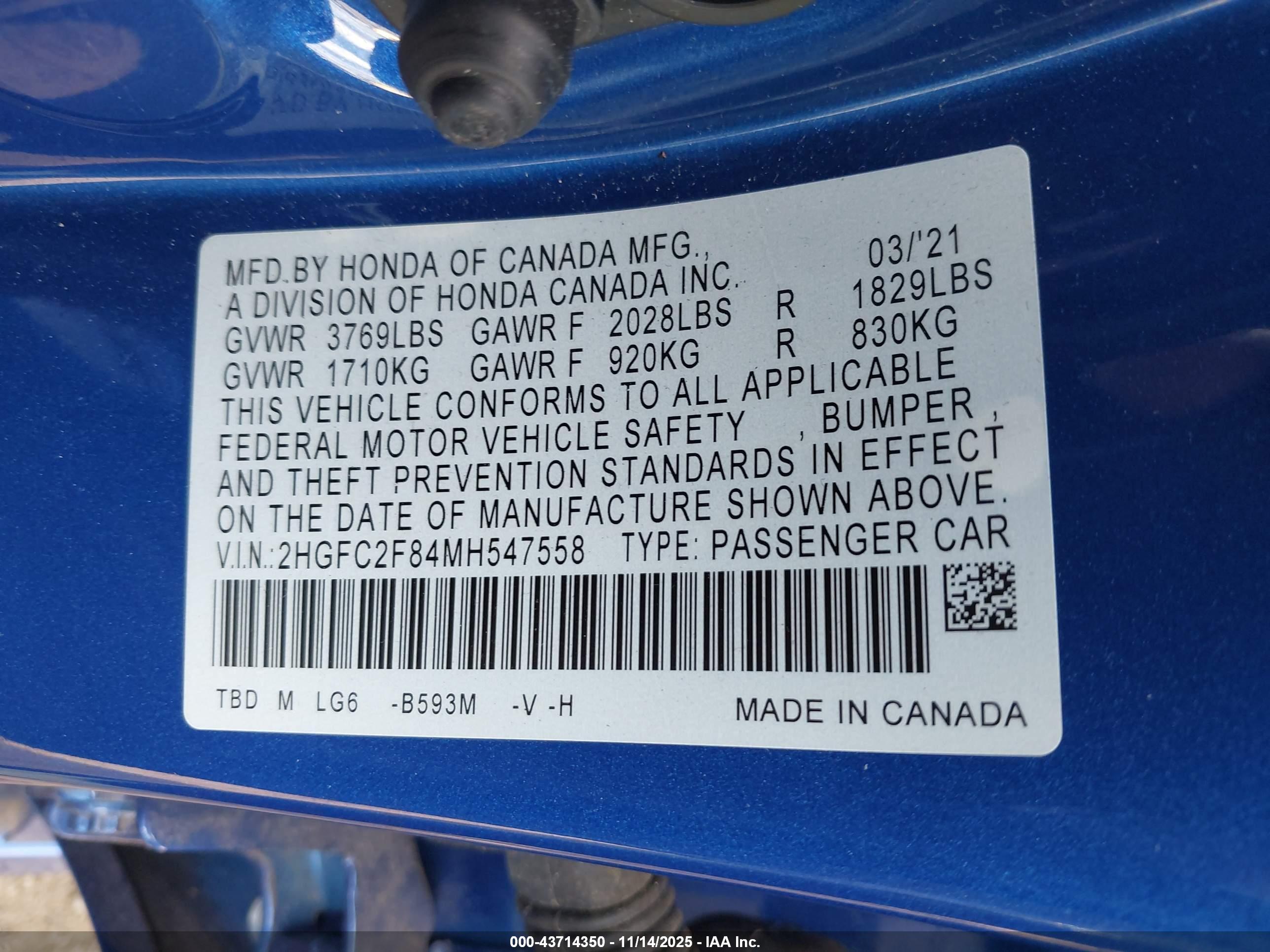 HONDA CIVIC image 9
