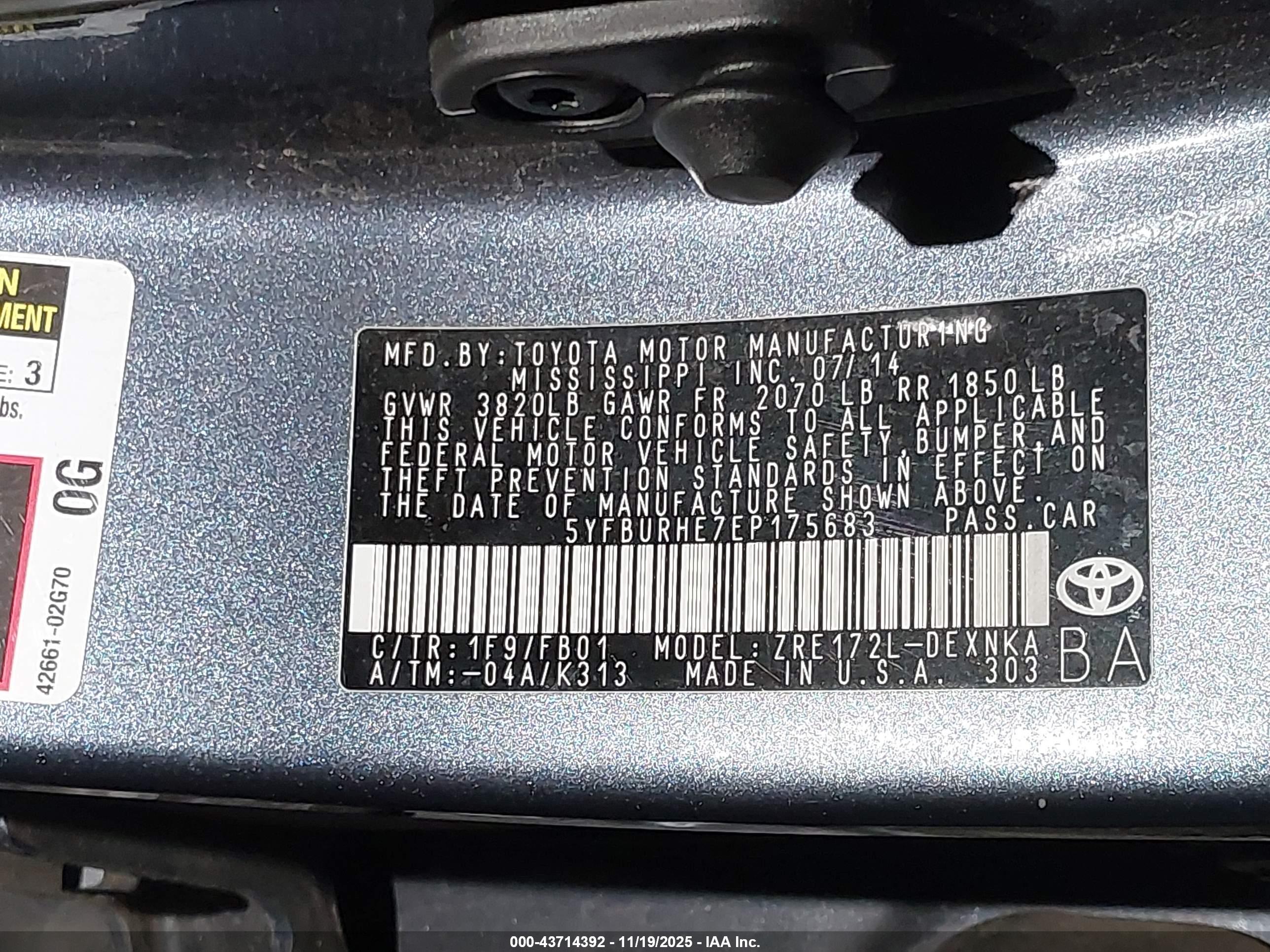 TOYOTA COROLLA image 9