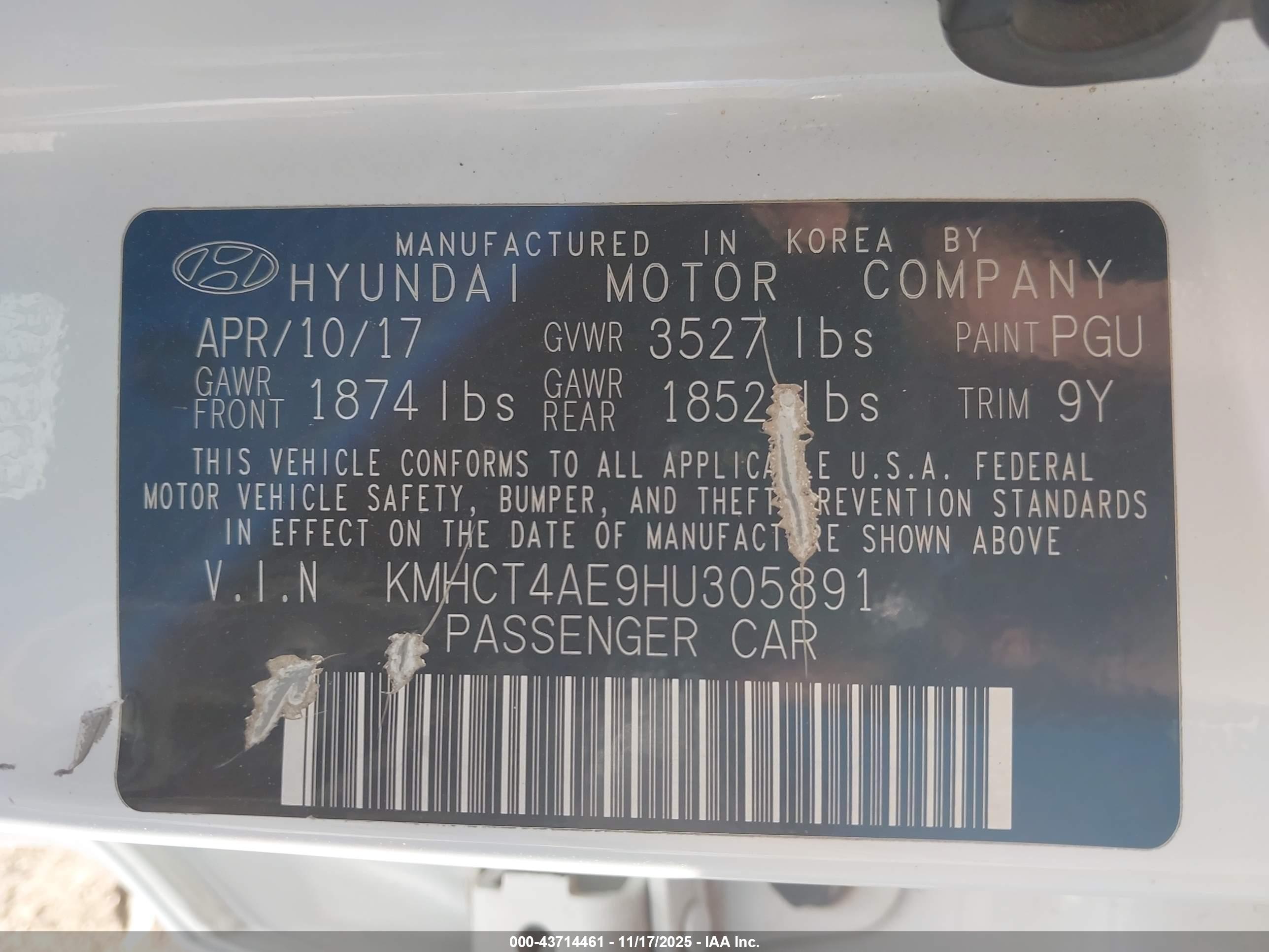 HYUNDAI ACCENT image 9