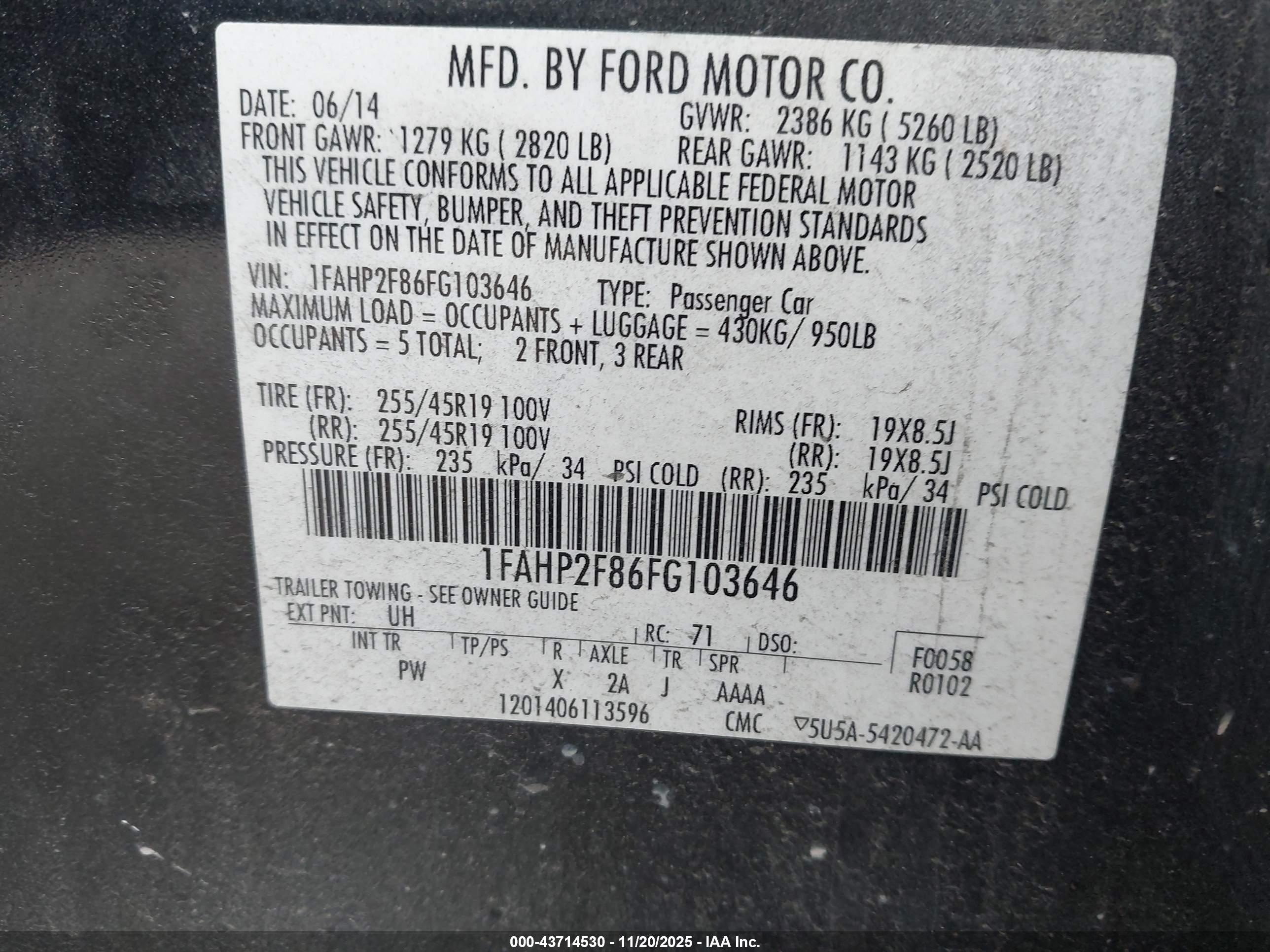 FORD TAURUS image 9