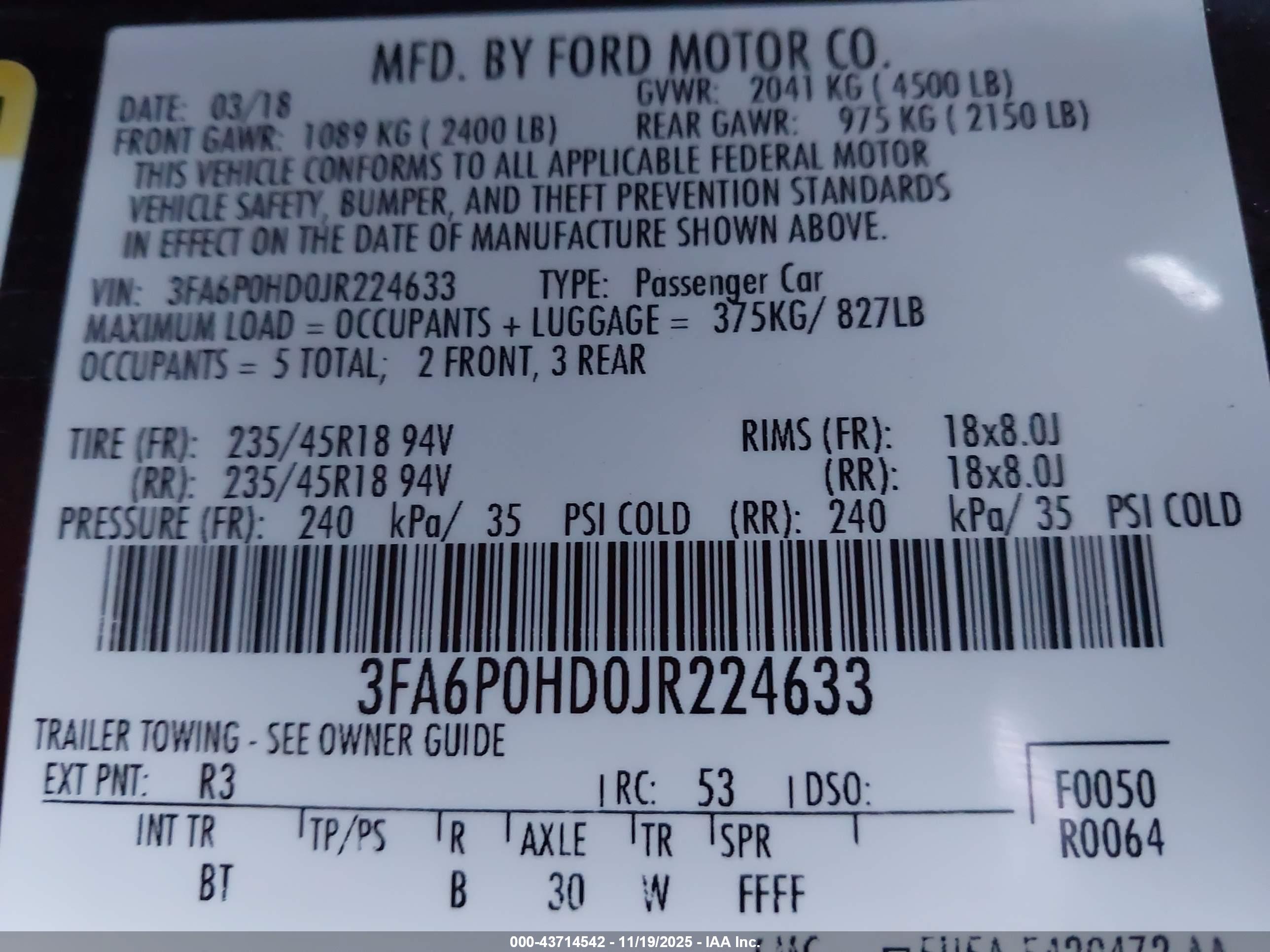 FORD FUSION image 9