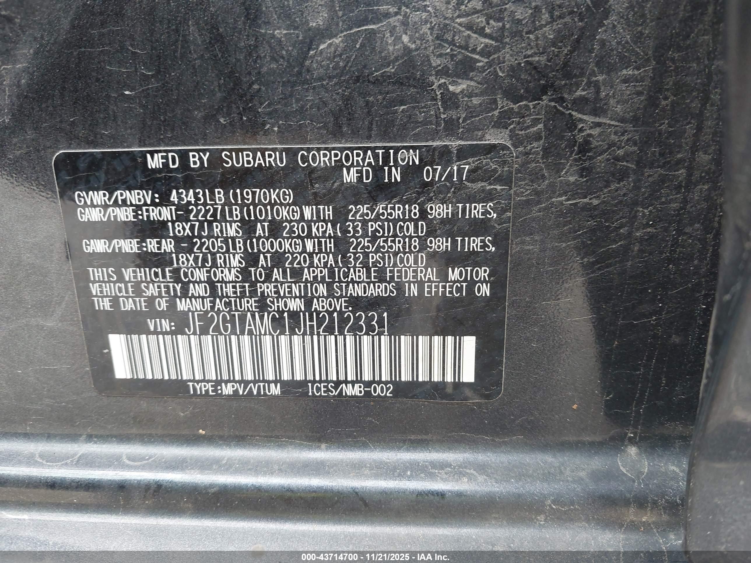 SUBARU CROSSTREK image 9