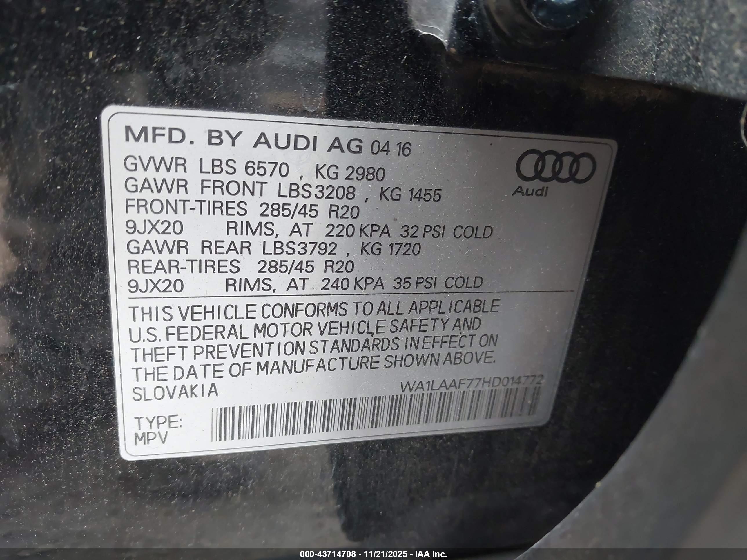 AUDI Q7 image 9