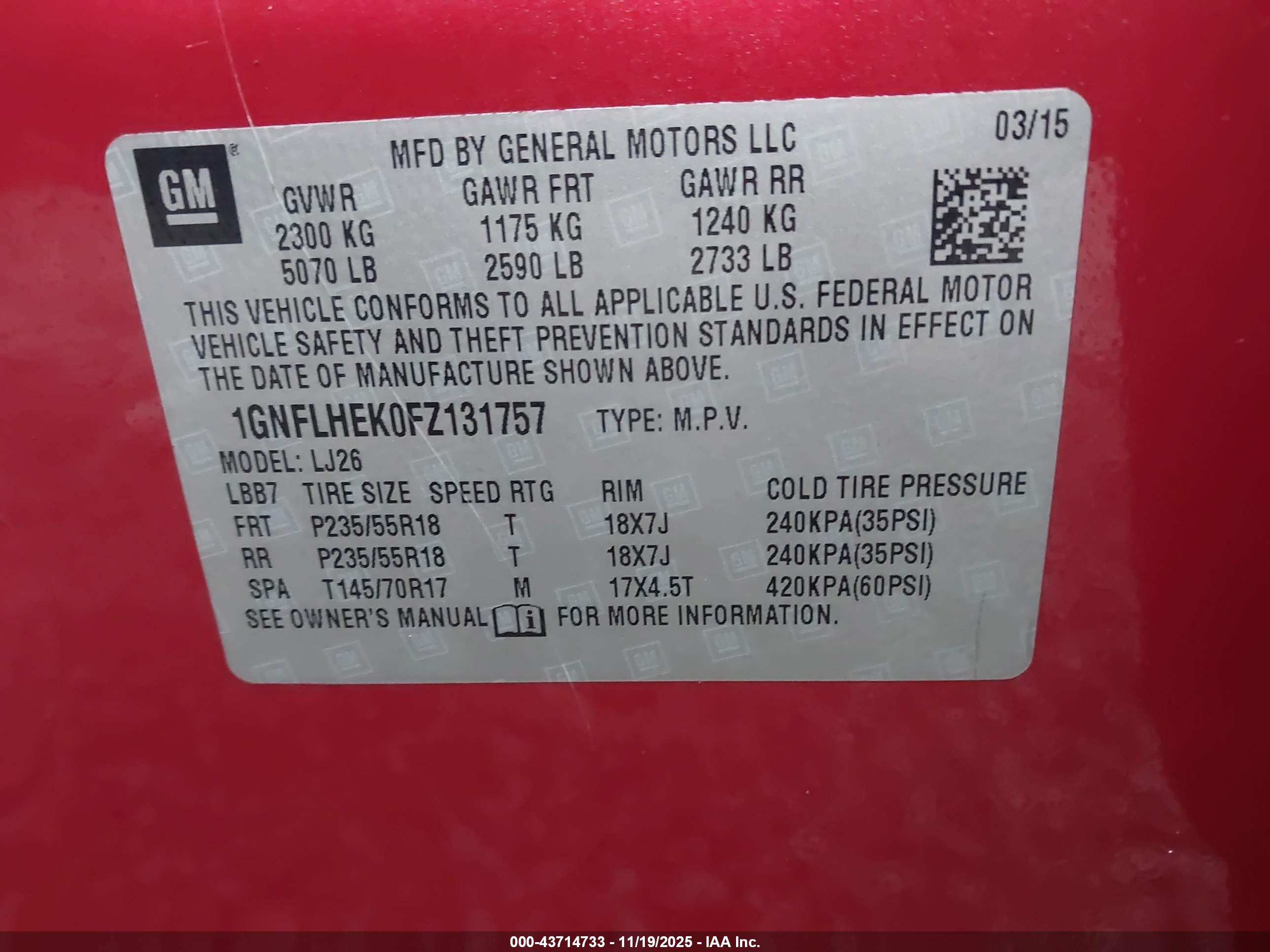 CHEVROLET EQUINOX image 9