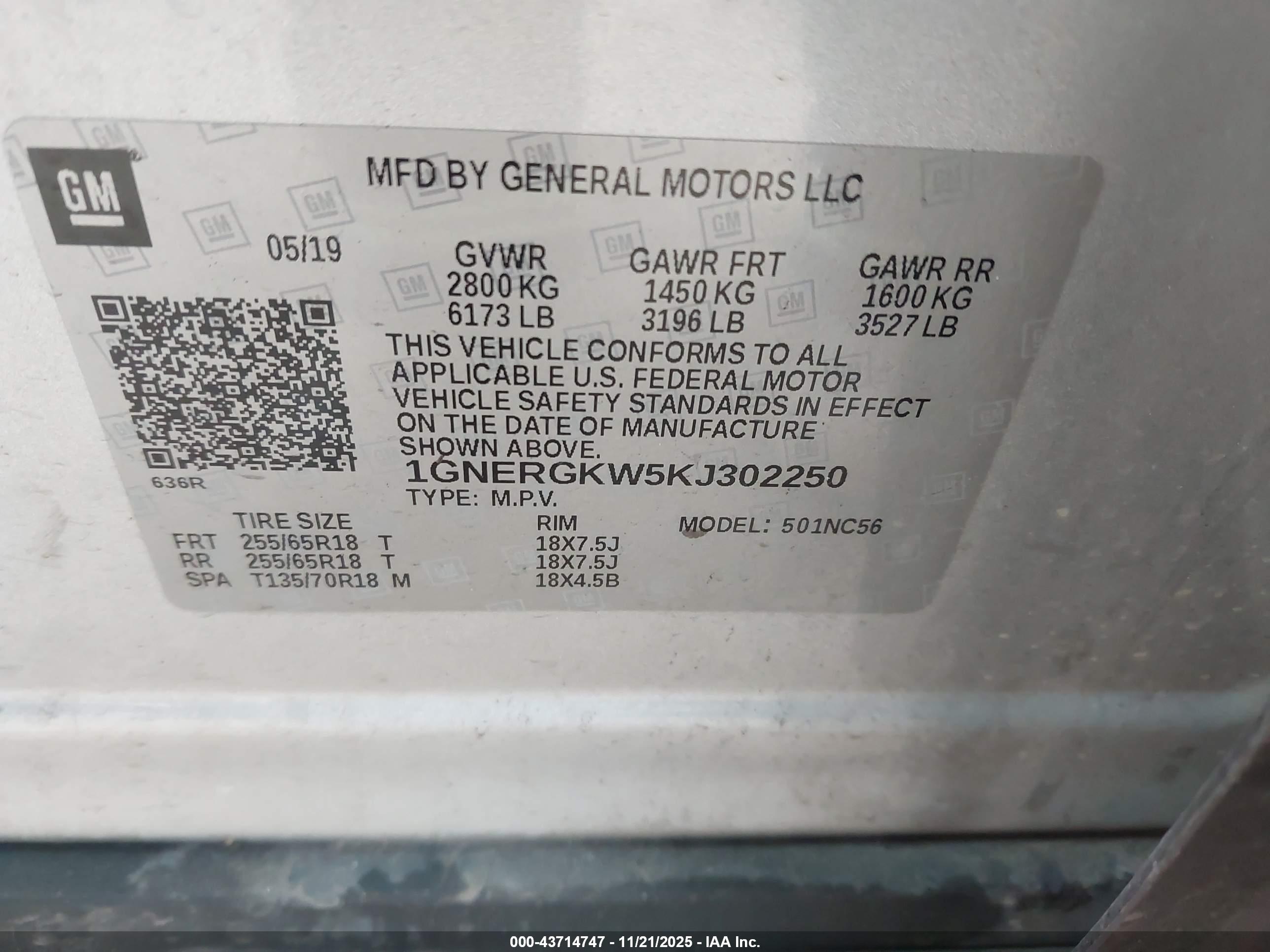 CHEVROLET TRAVERSE image 9