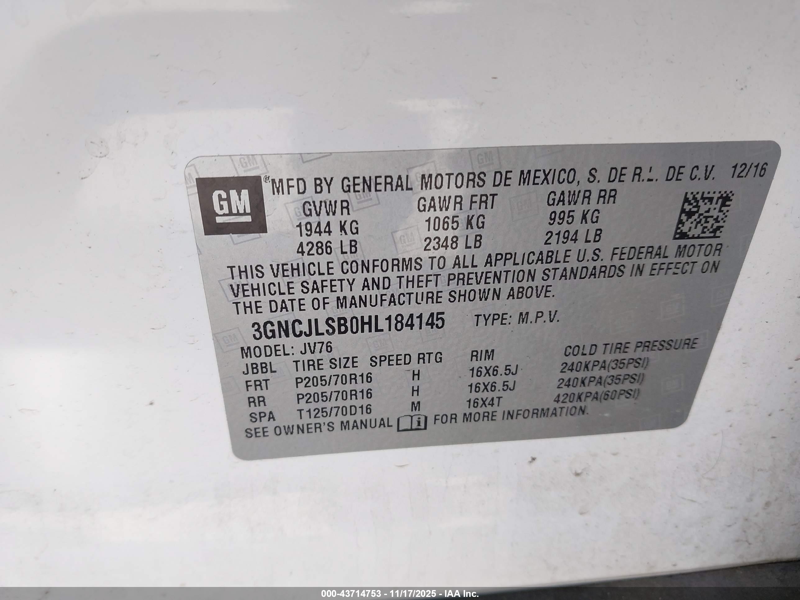 CHEVROLET TRAX image 9