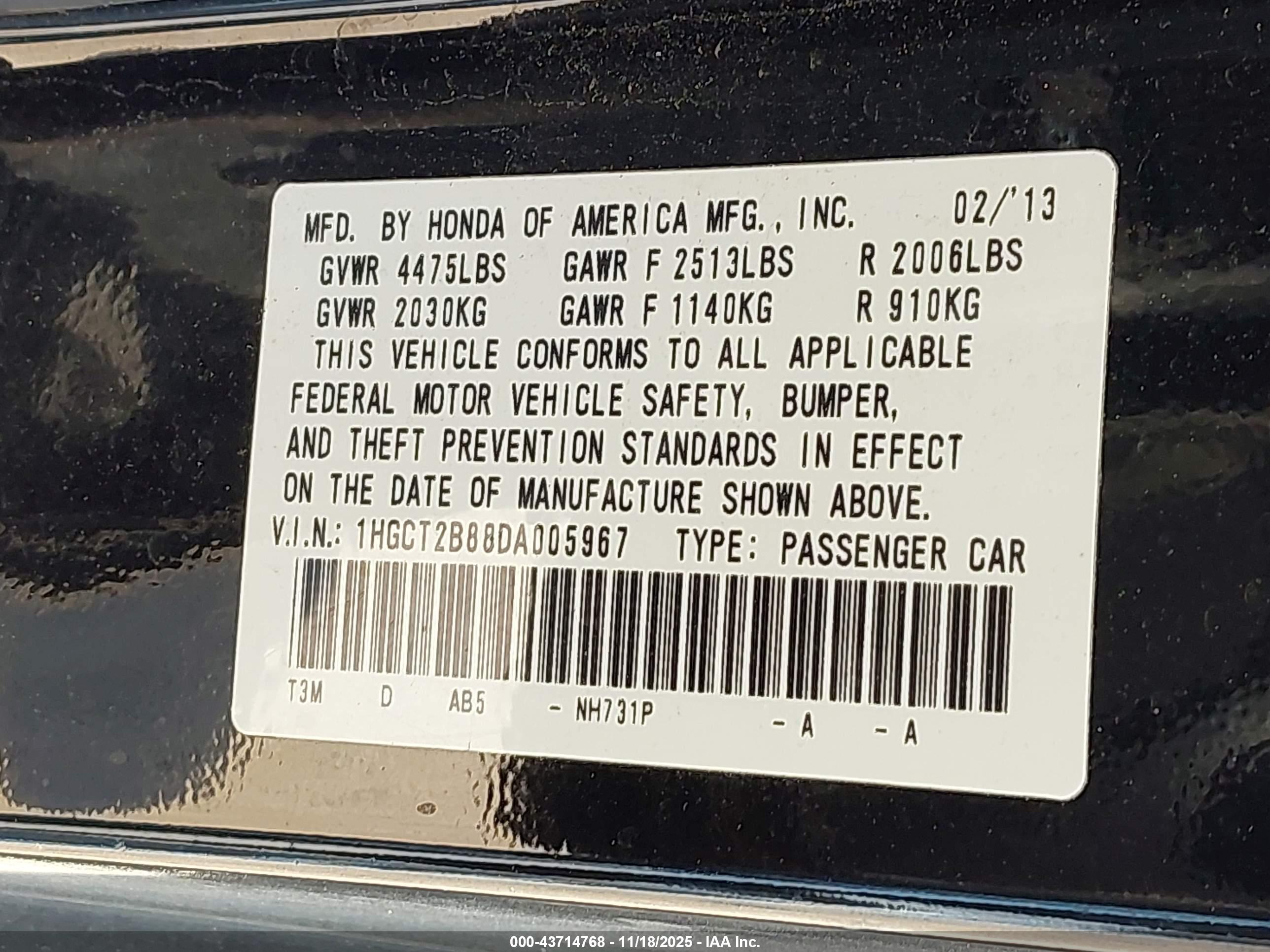 HONDA ACCORD image 9