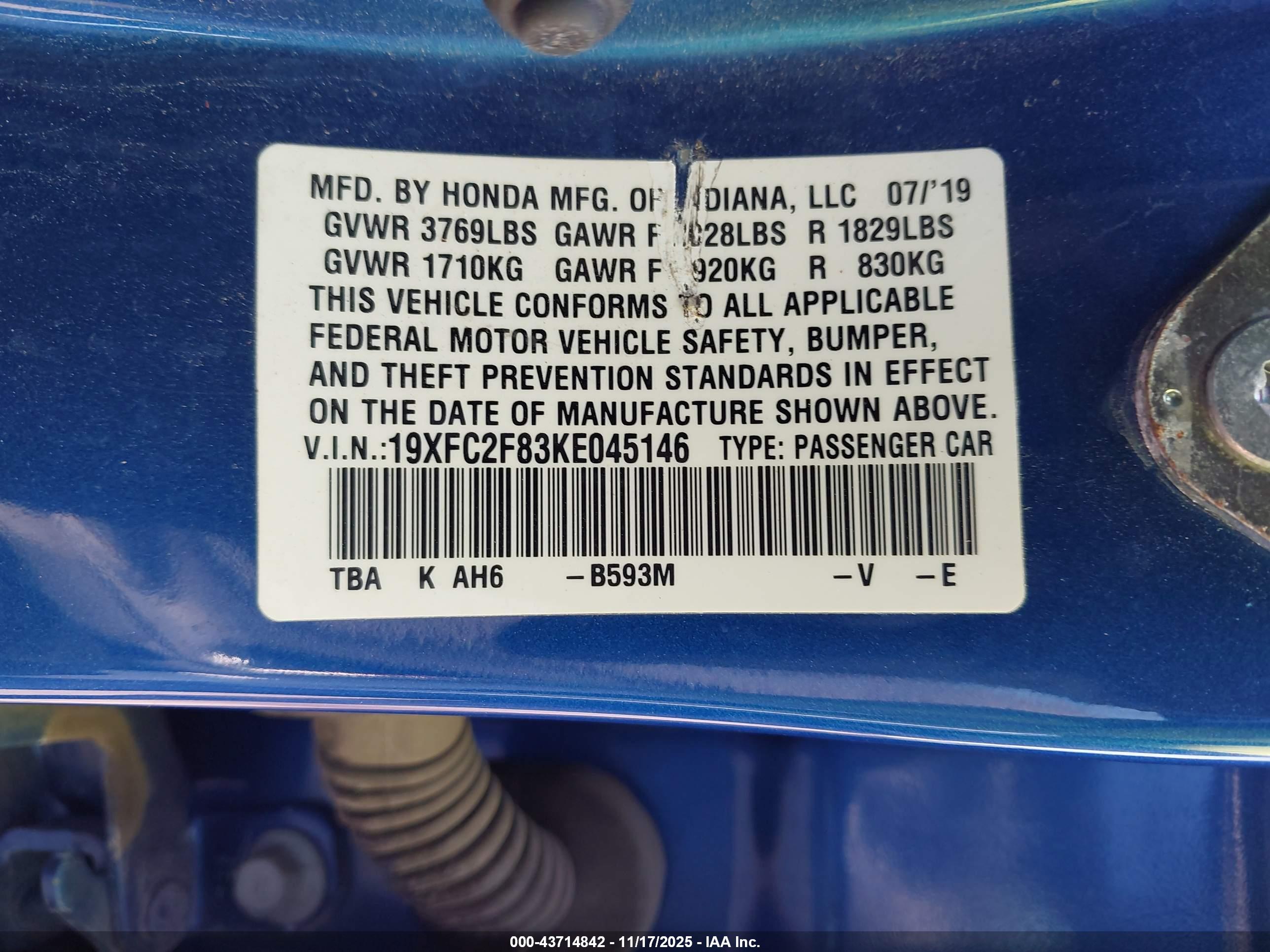 HONDA CIVIC image 9