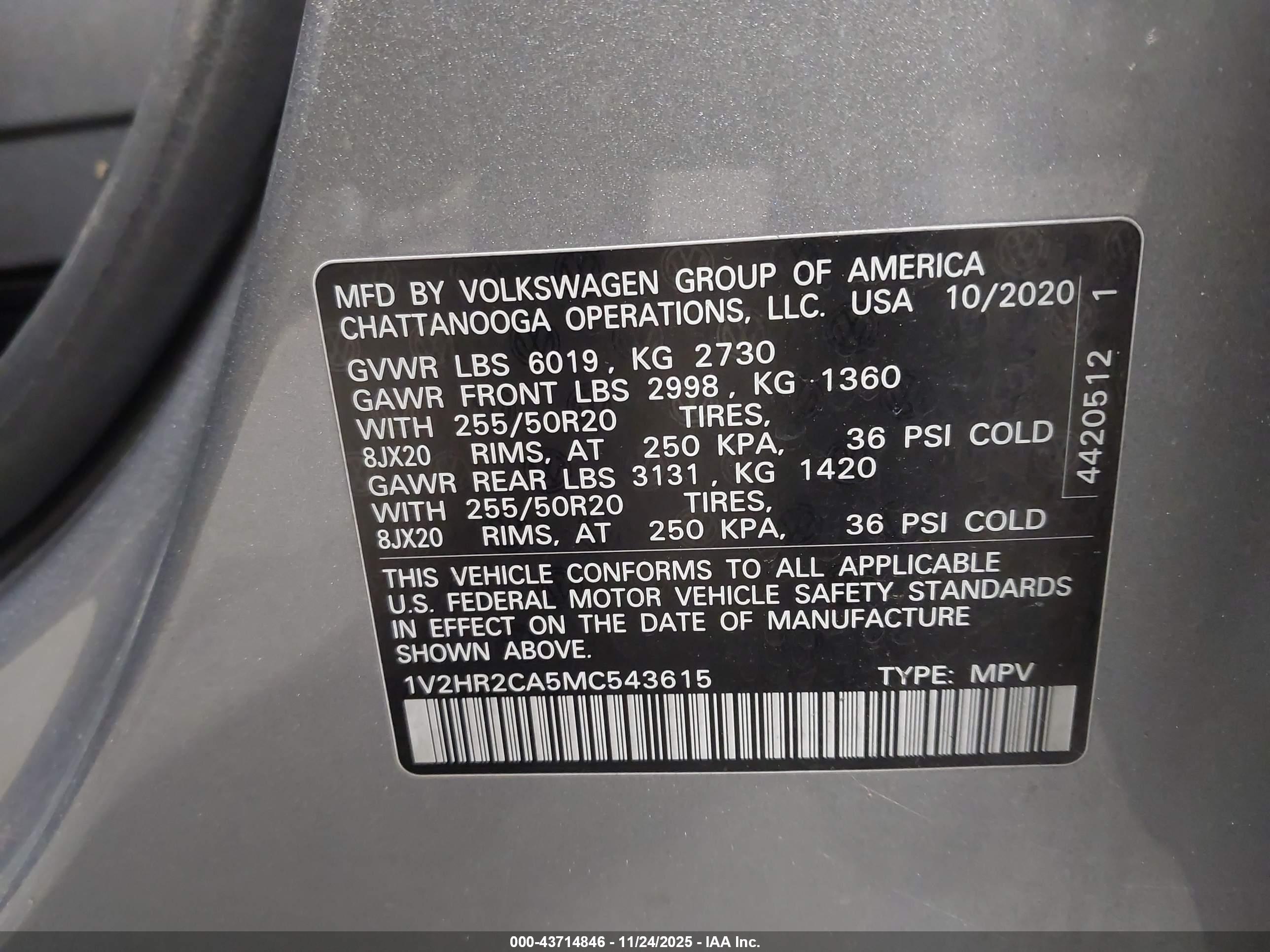 VOLKSWAGEN ATLAS image 9