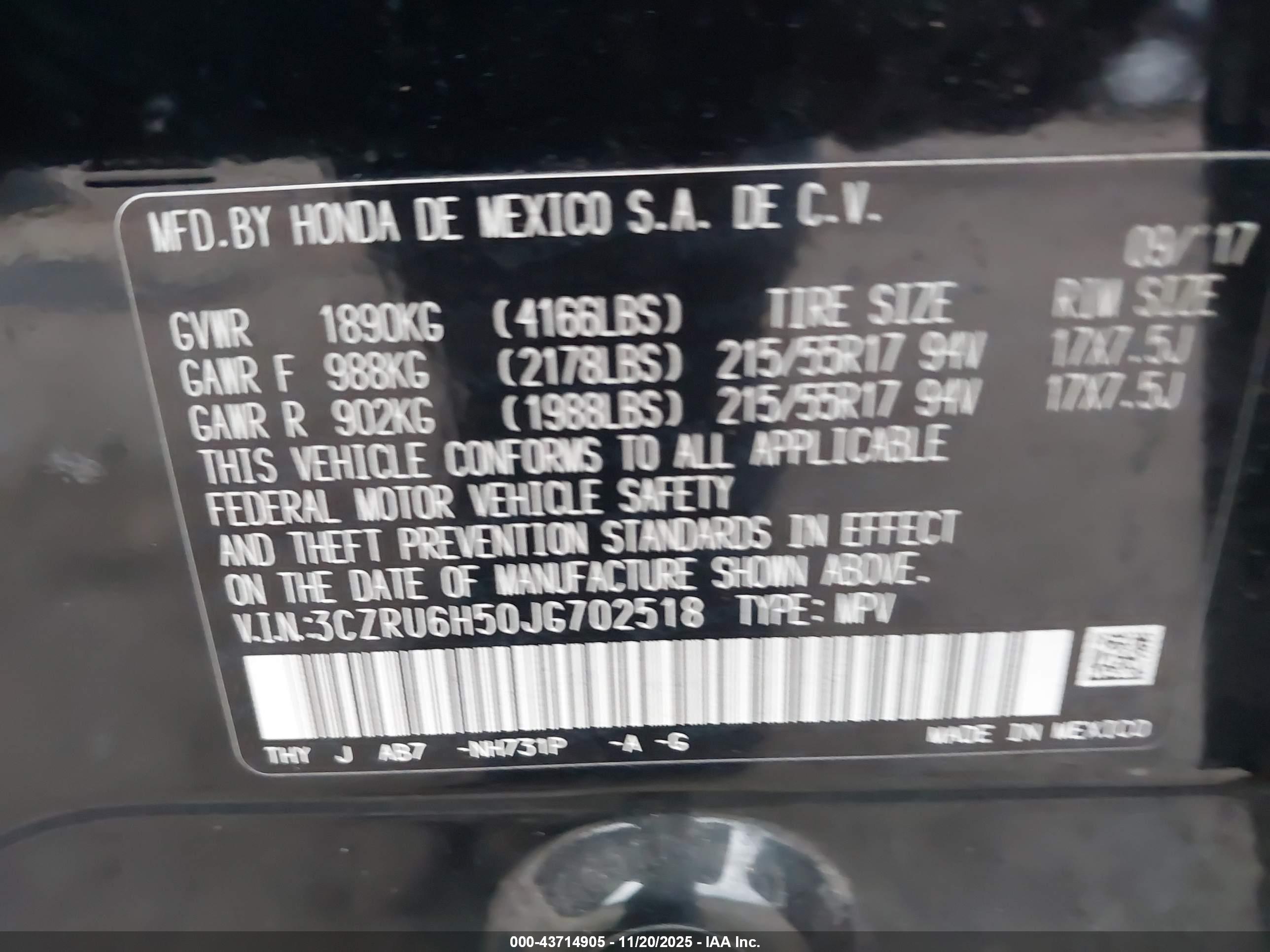 HONDA HR-V image 9