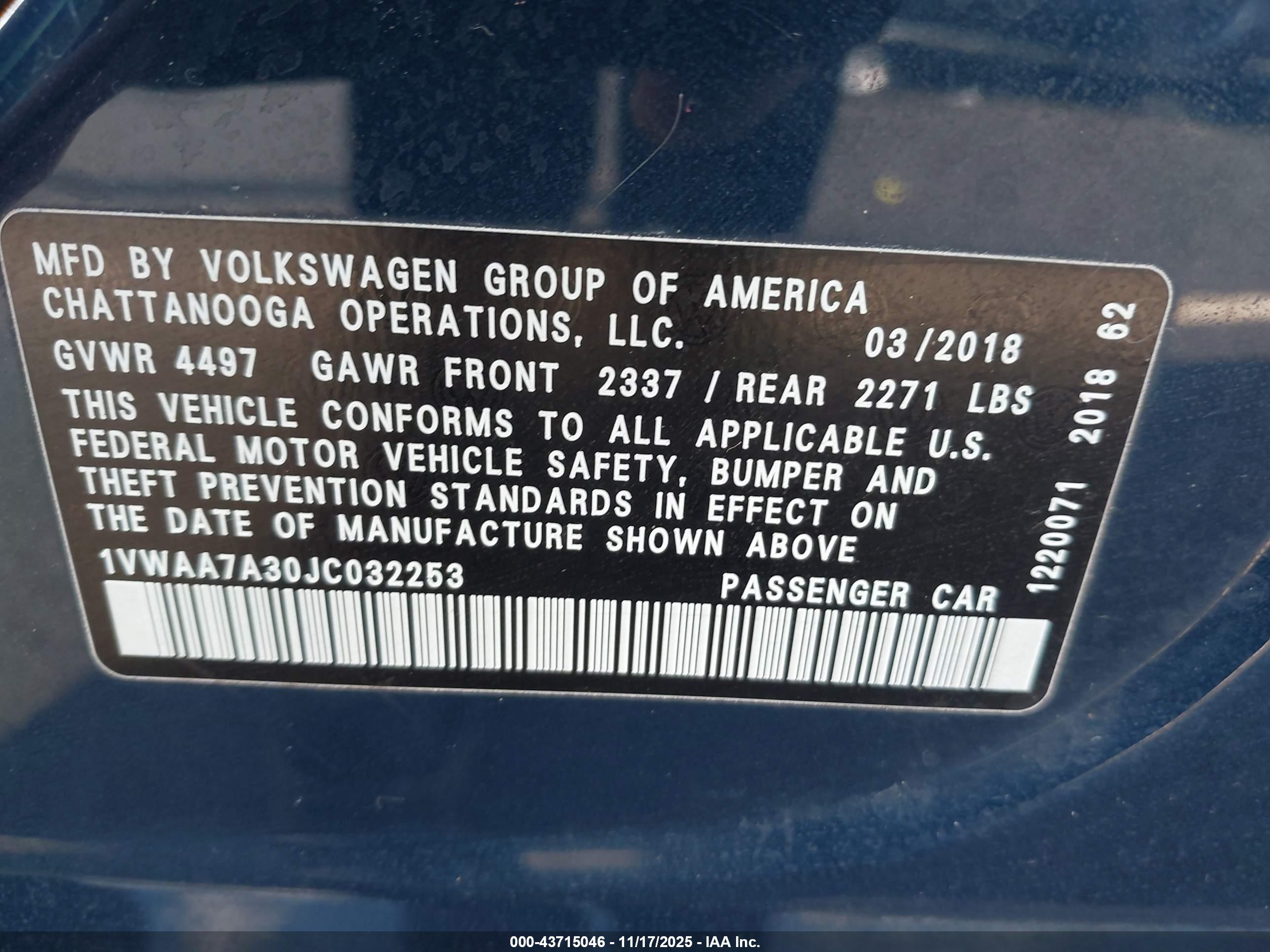 VOLKSWAGEN PASSAT image 9