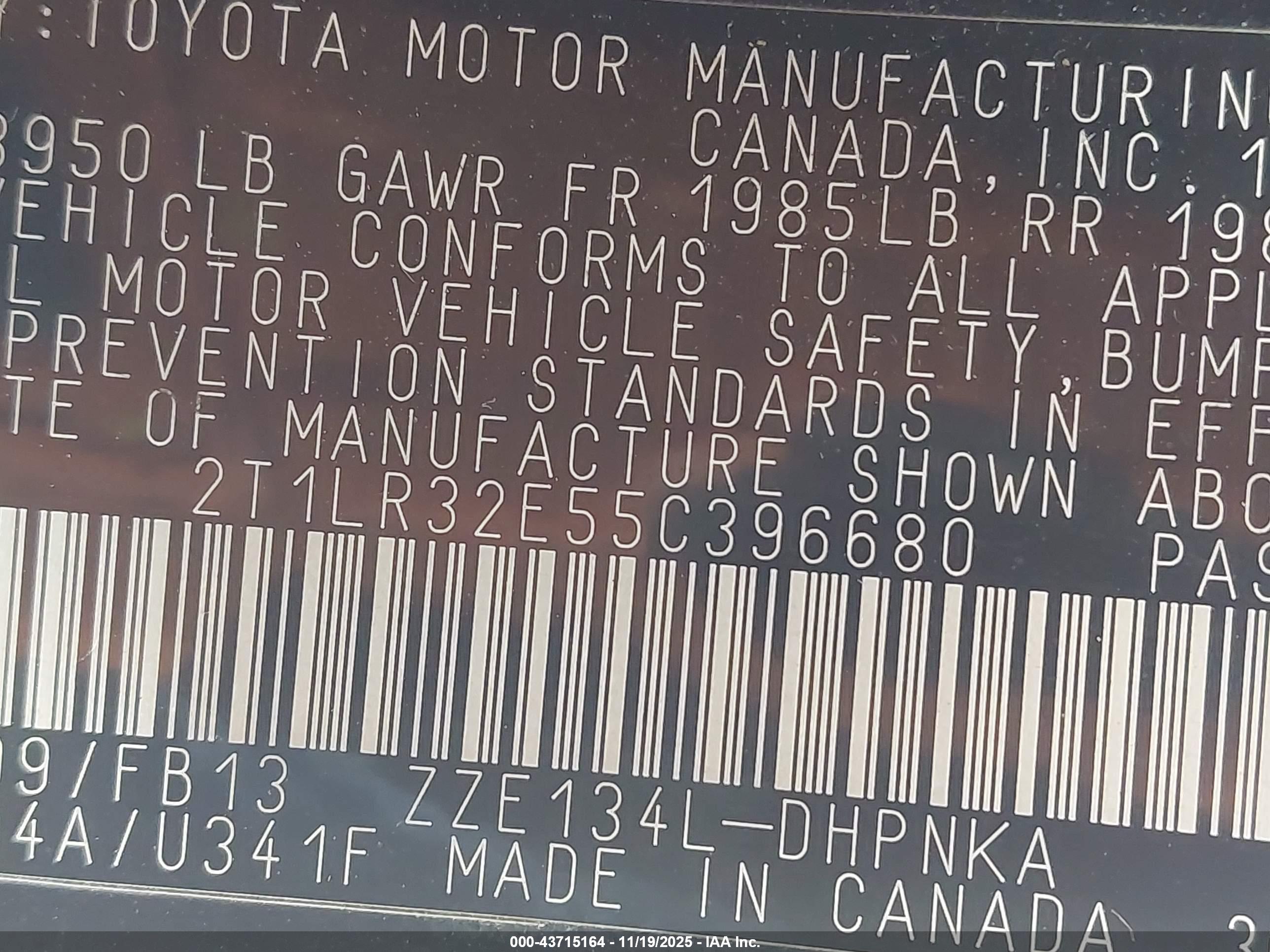 TOYOTA MATRIX image 9