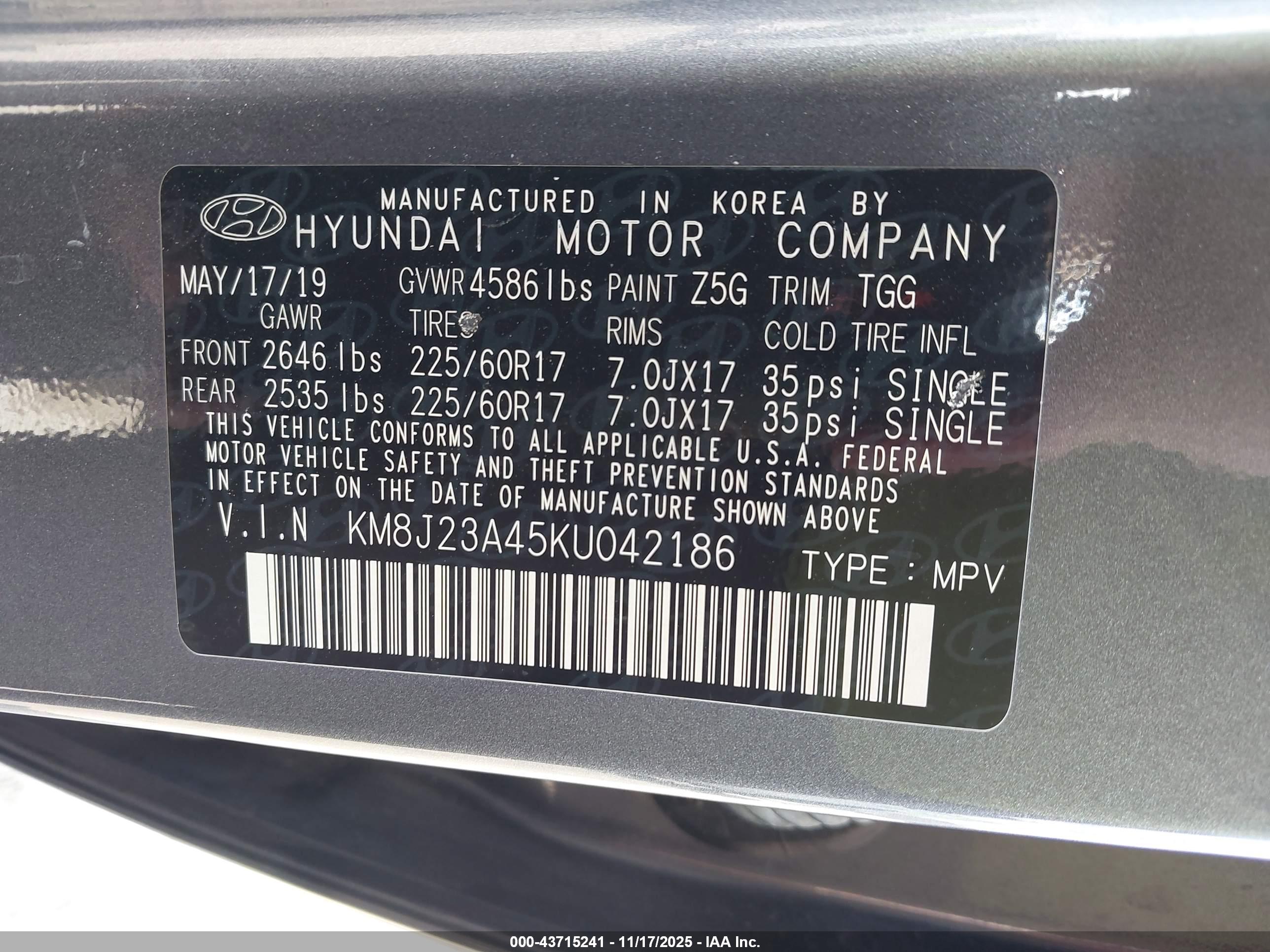 HYUNDAI TUCSON image 9