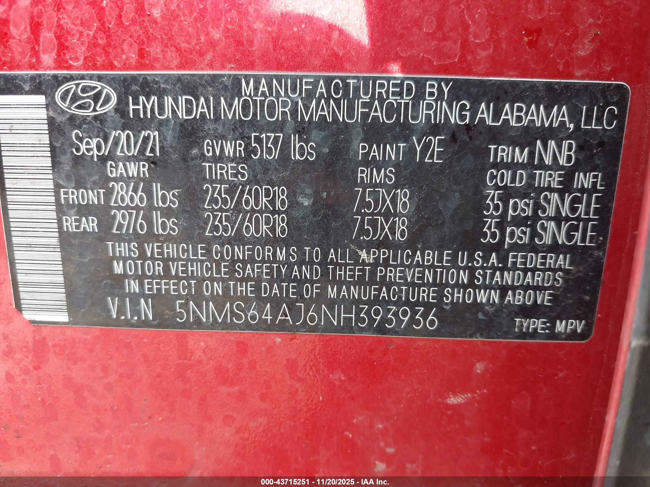 HYUNDAI SANTA image 9