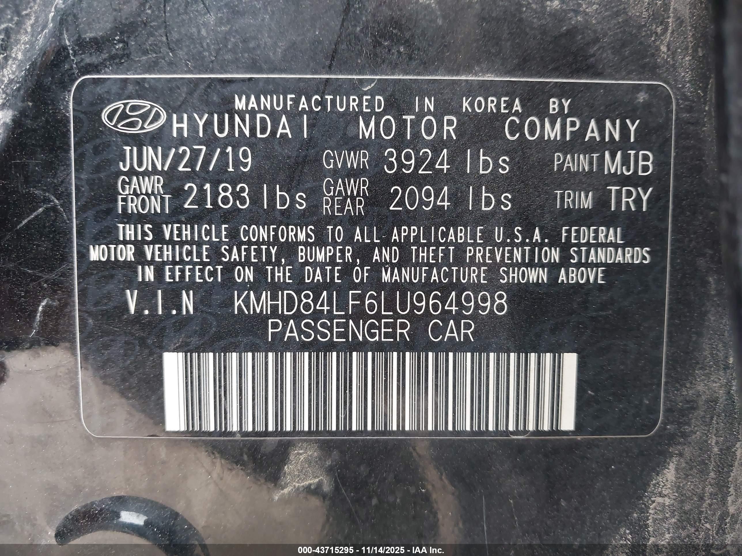 HYUNDAI ELANTRA image 9