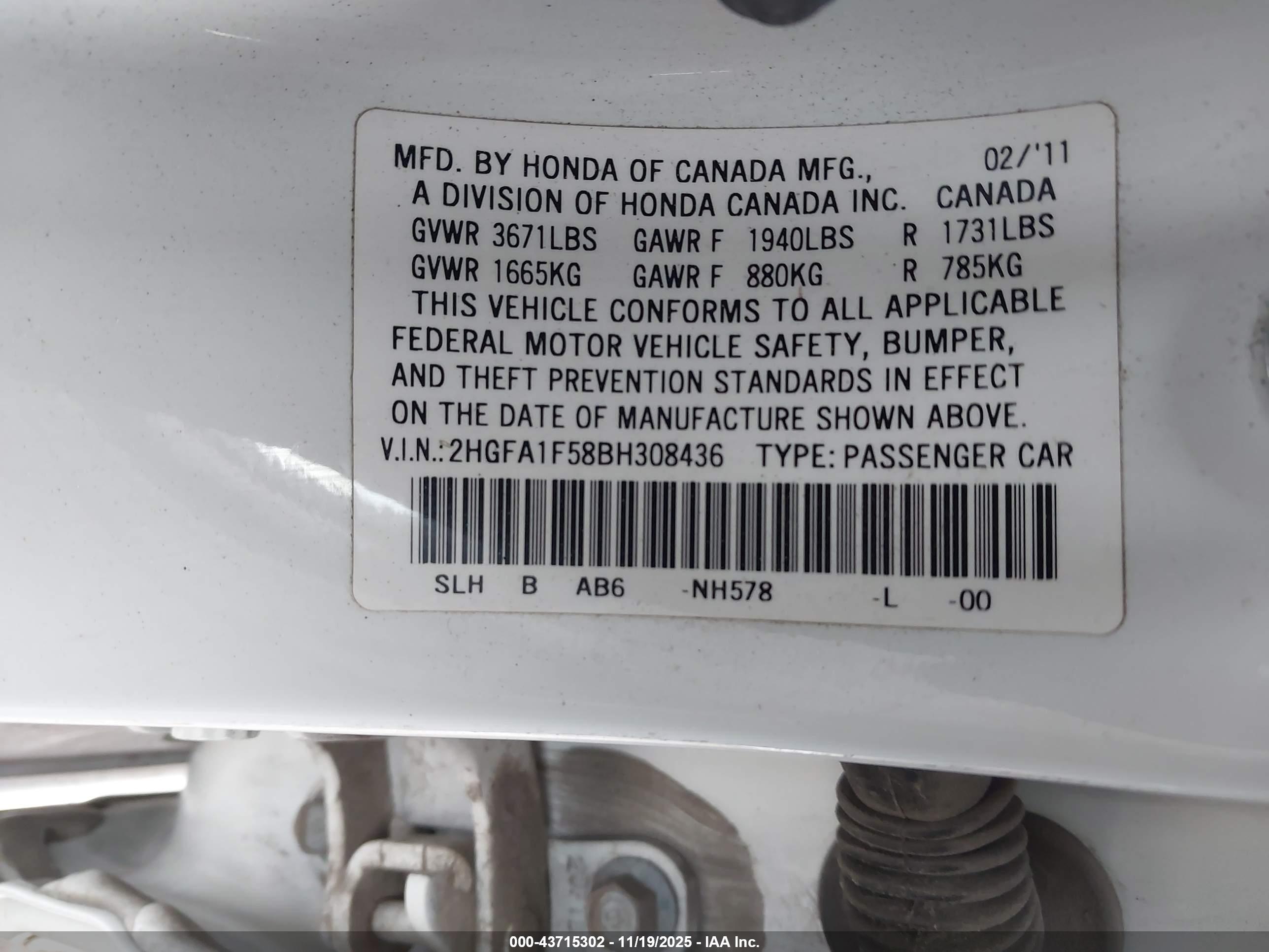 HONDA CIVIC image 9