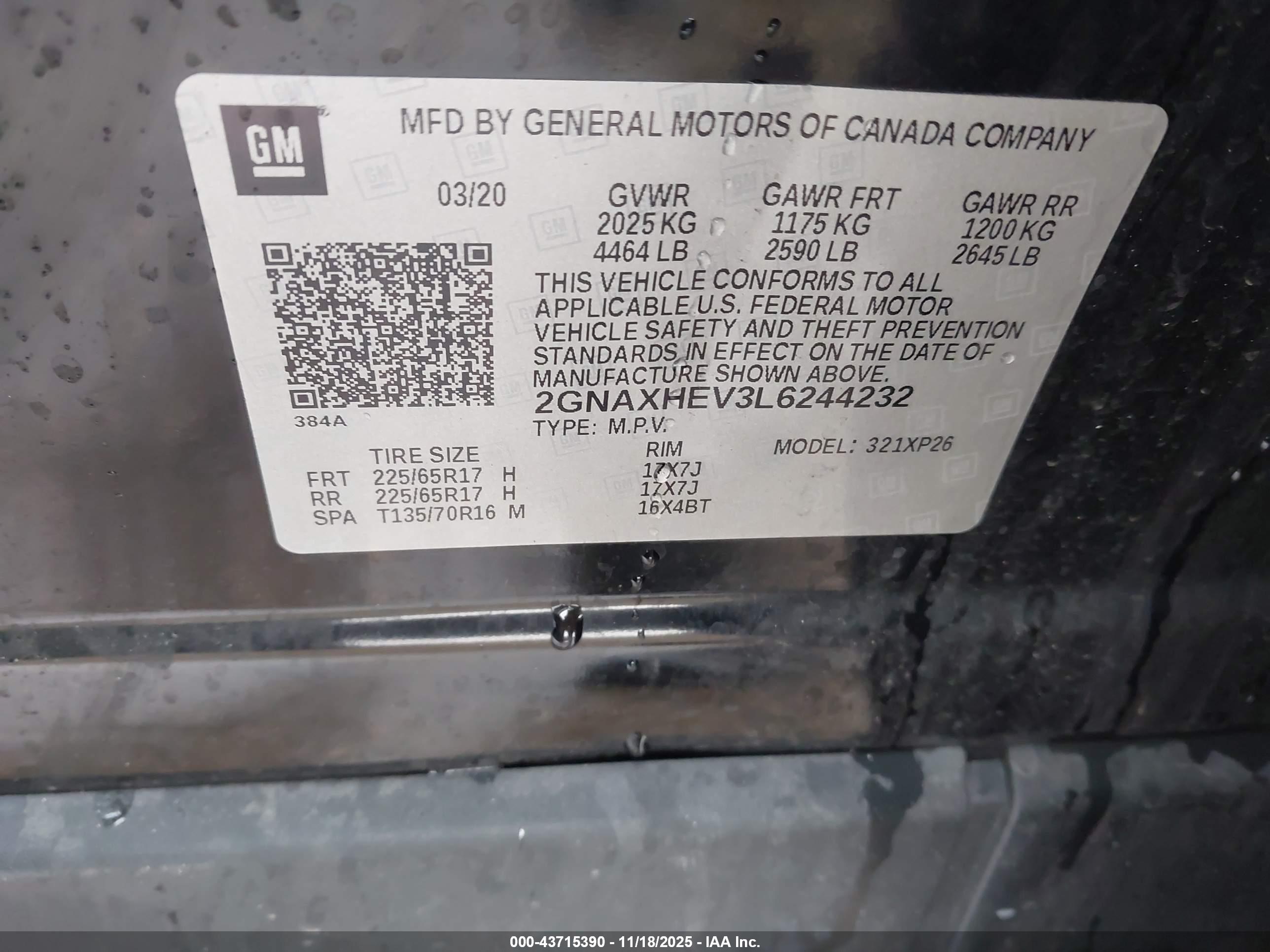 CHEVROLET EQUINOX image 9