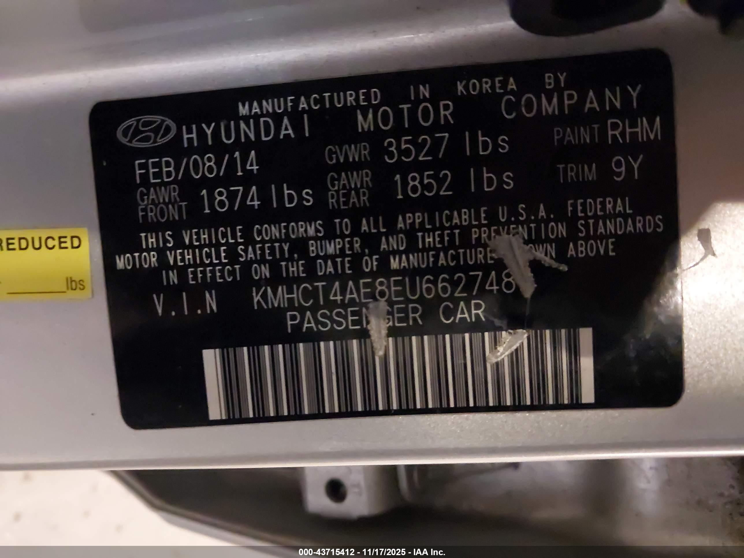 HYUNDAI ACCENT image 9