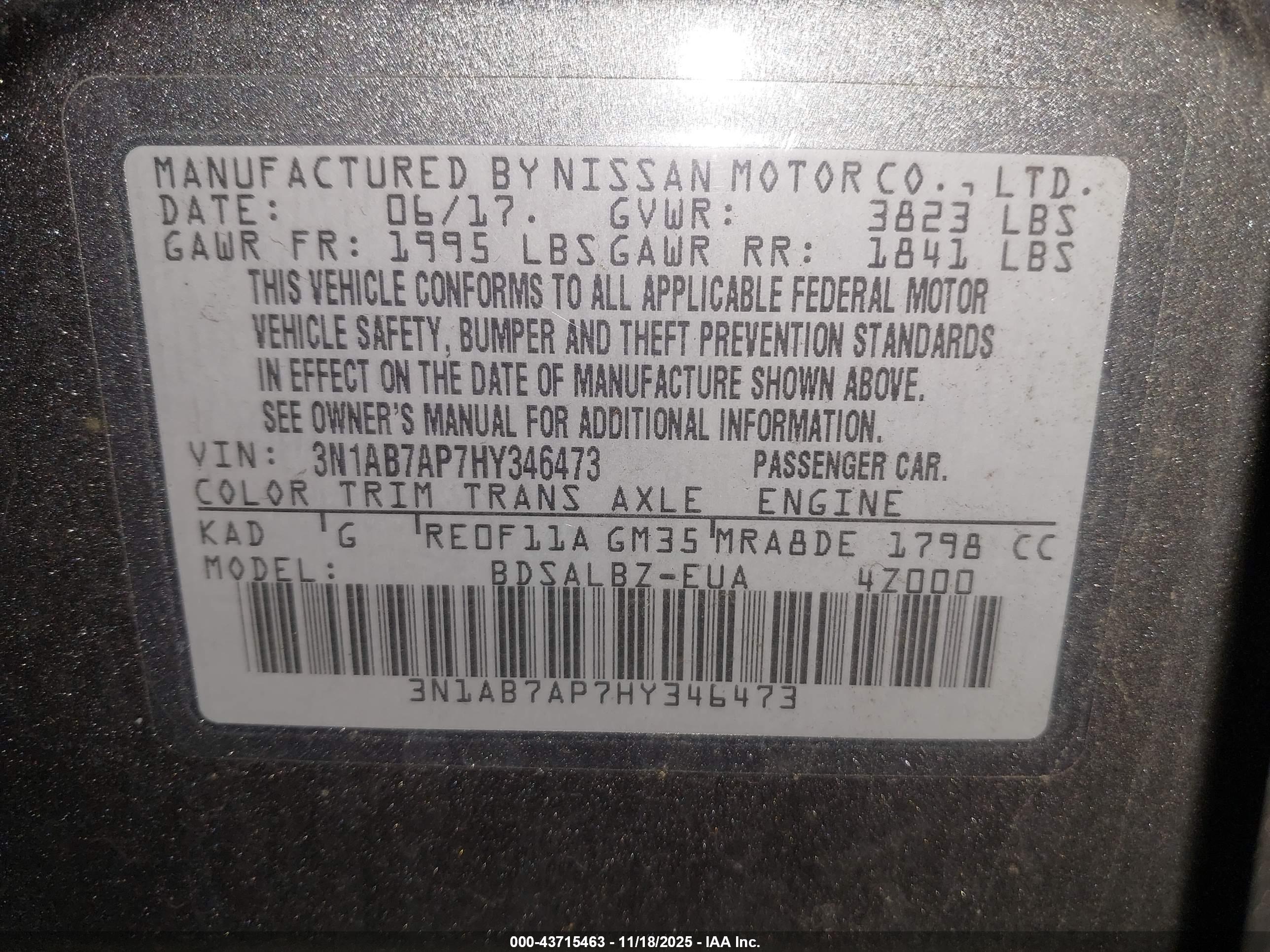 NISSAN SENTRA image 9